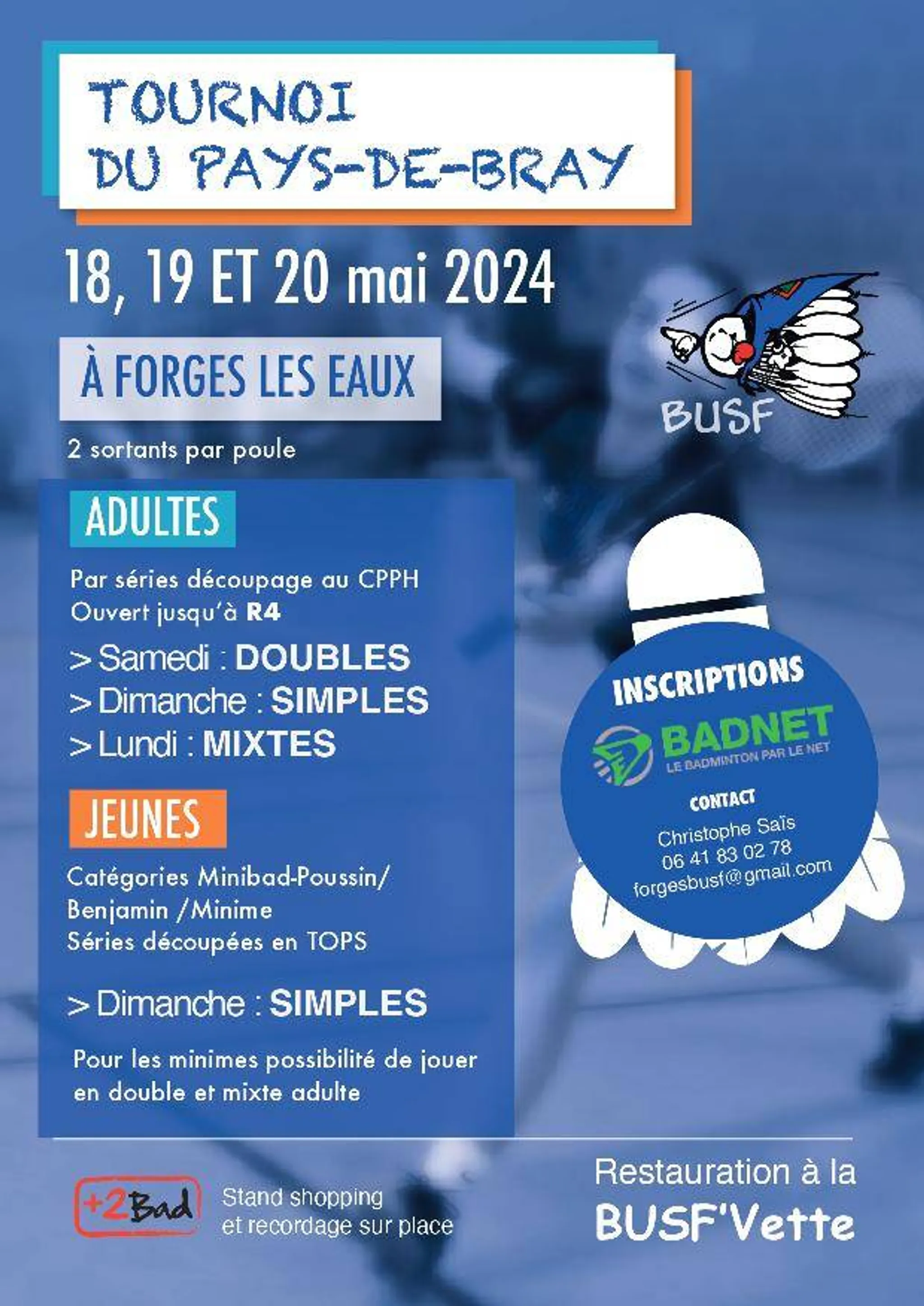 Tournoi de Badminton Badabourg XV