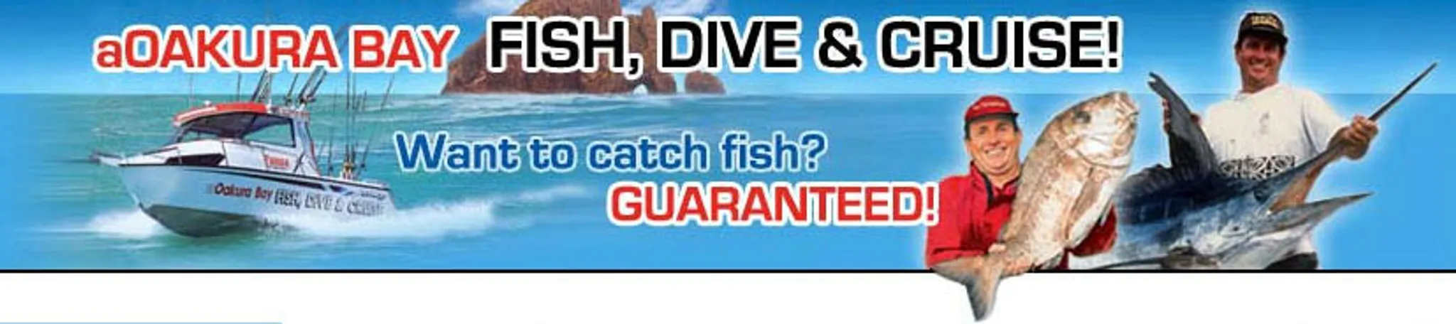 a-Oakura Bay "FISH, DIVE & CRUISE"