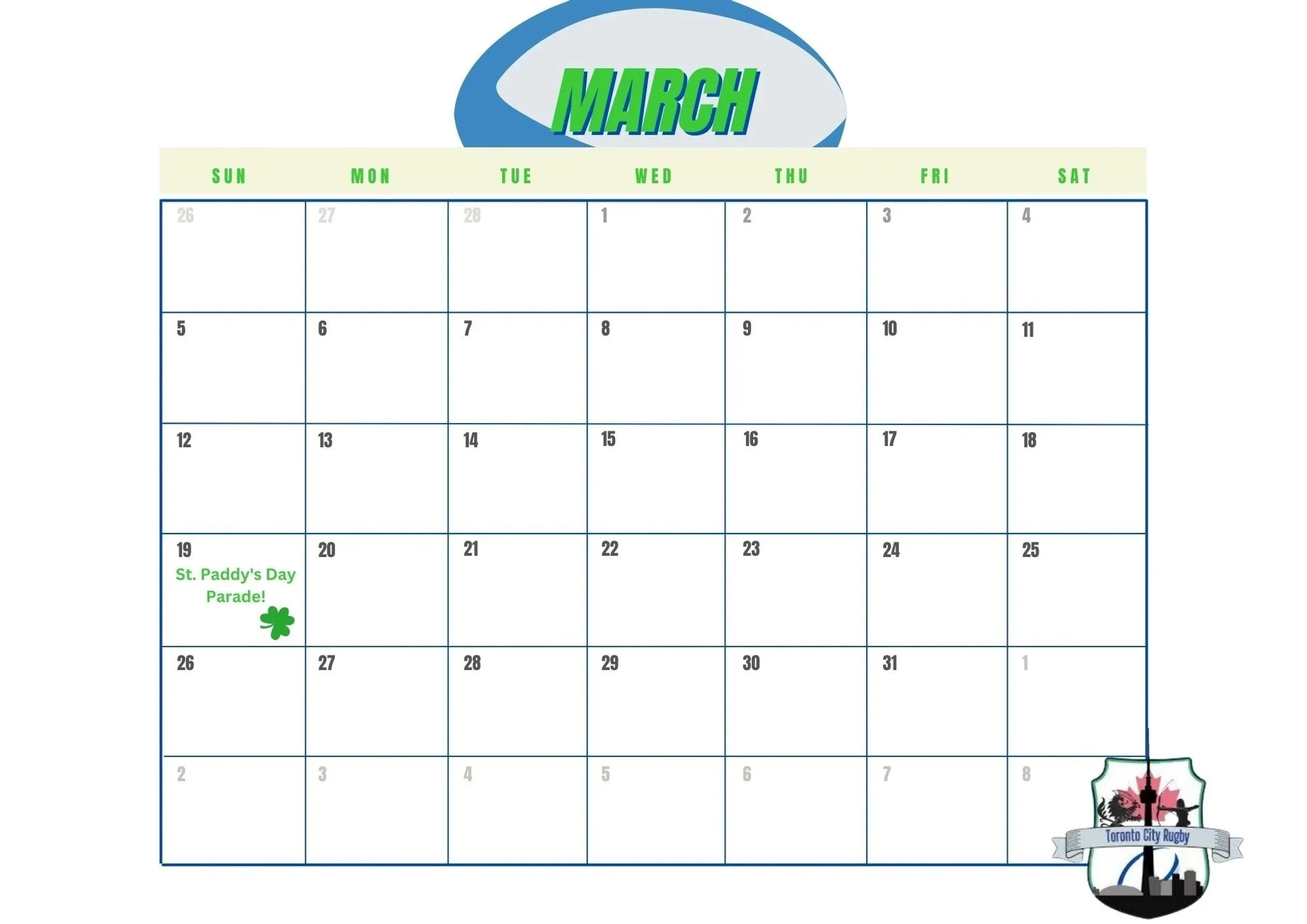 2024 Rugby Spring/Summer Season for Kids and Youth