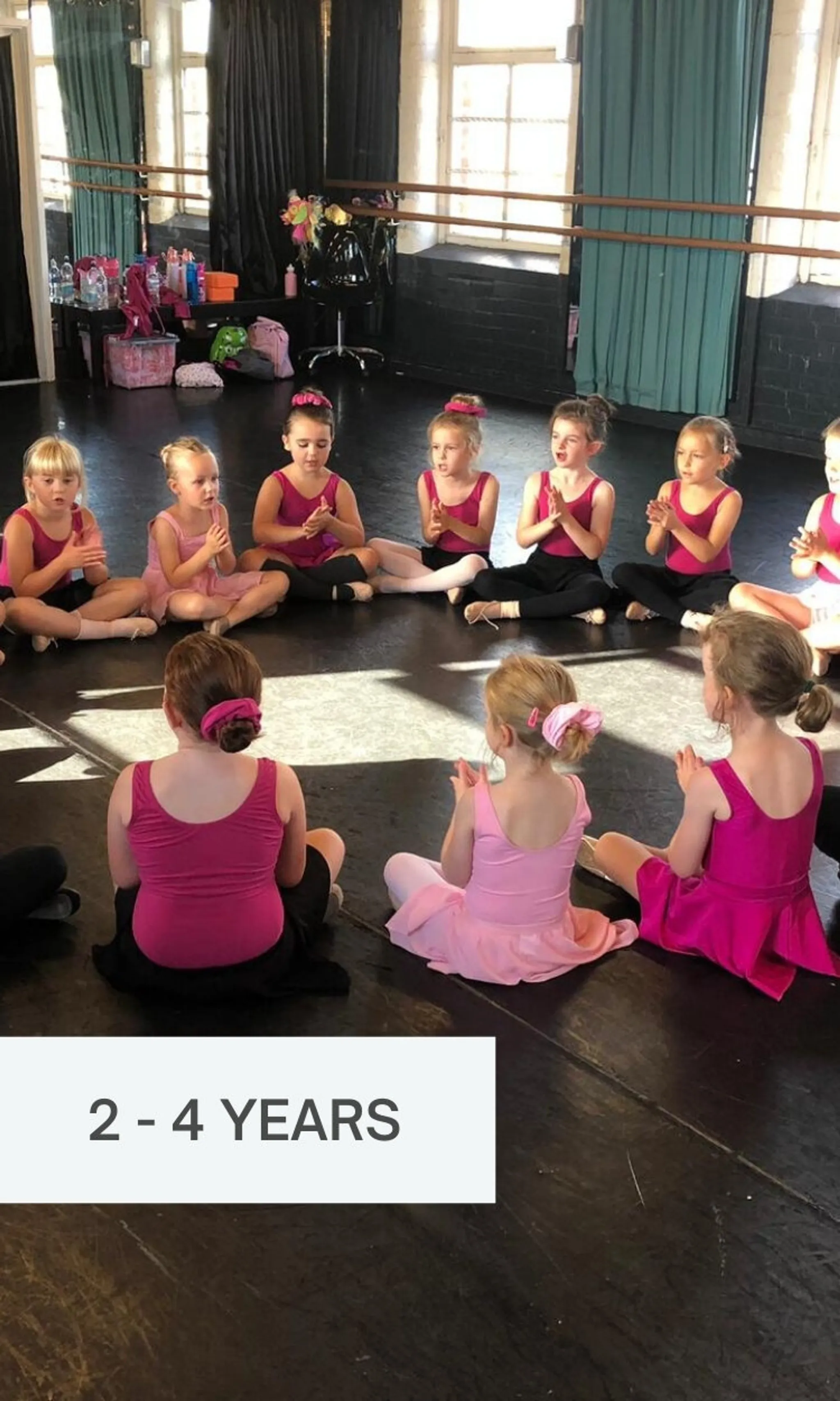 Dance classes for 2-4 years olds in Leyland