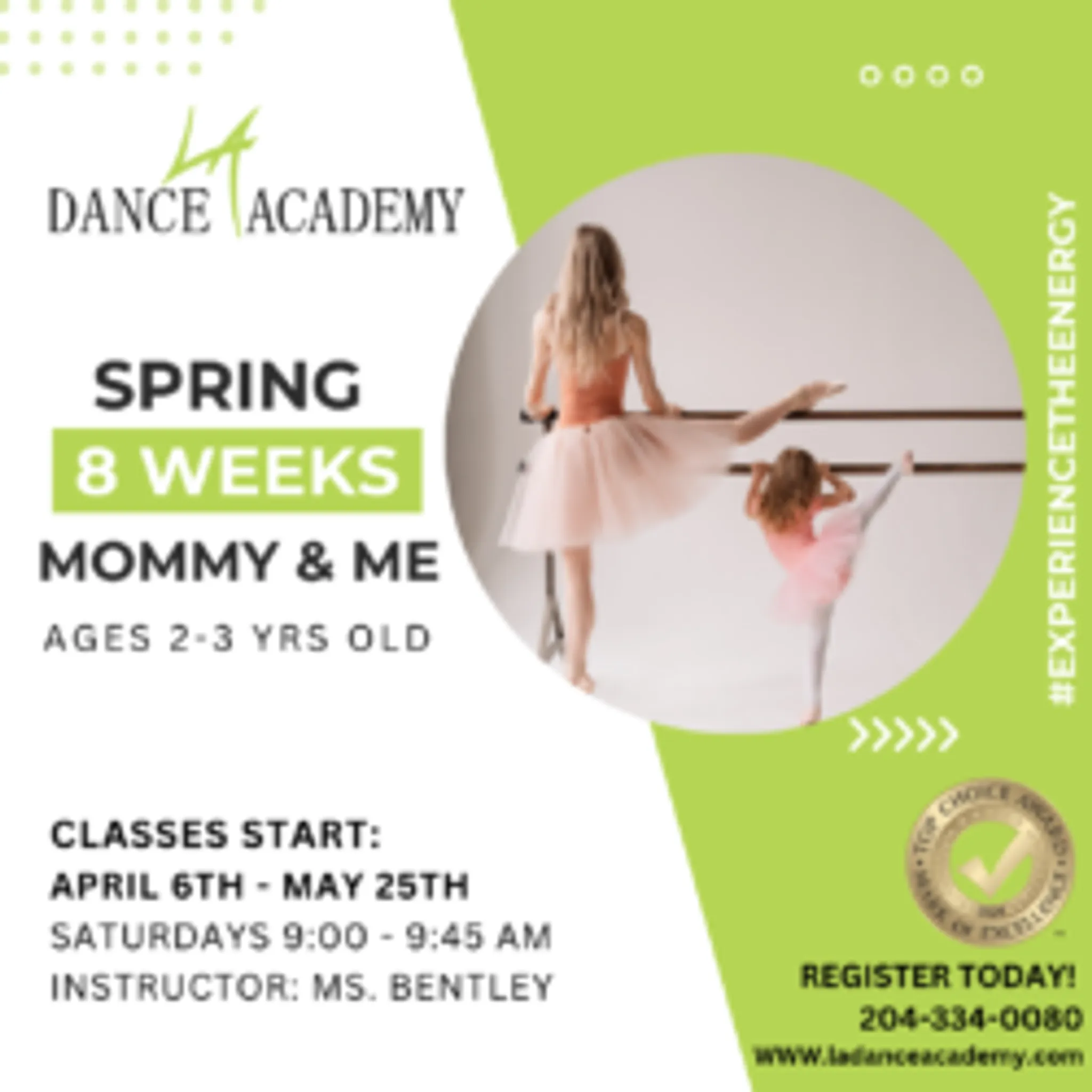 Mommy & Me Dance Ballet, Tap, & Jazz
