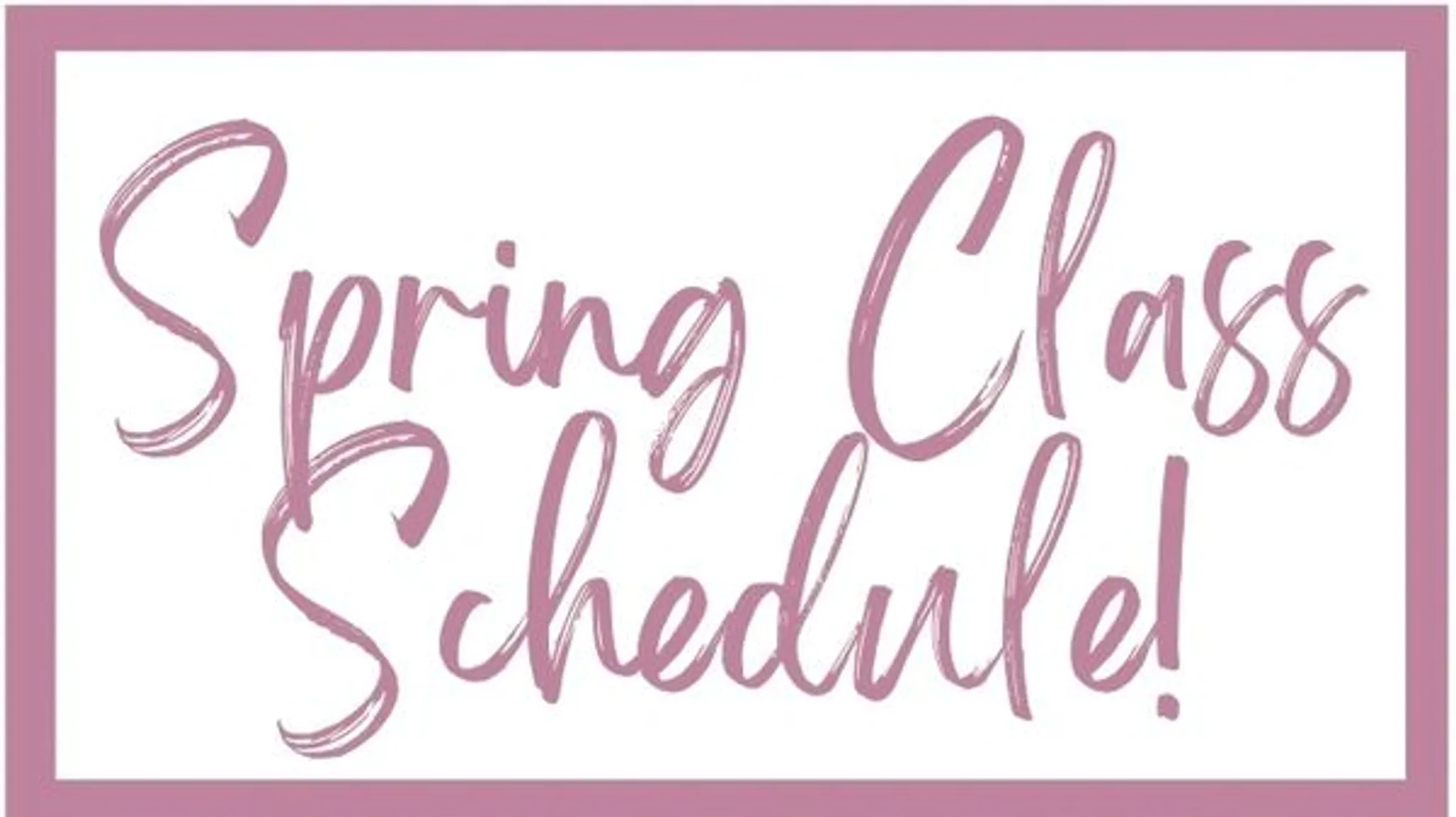 Aspire Gymnastics Spring 2024 Classes