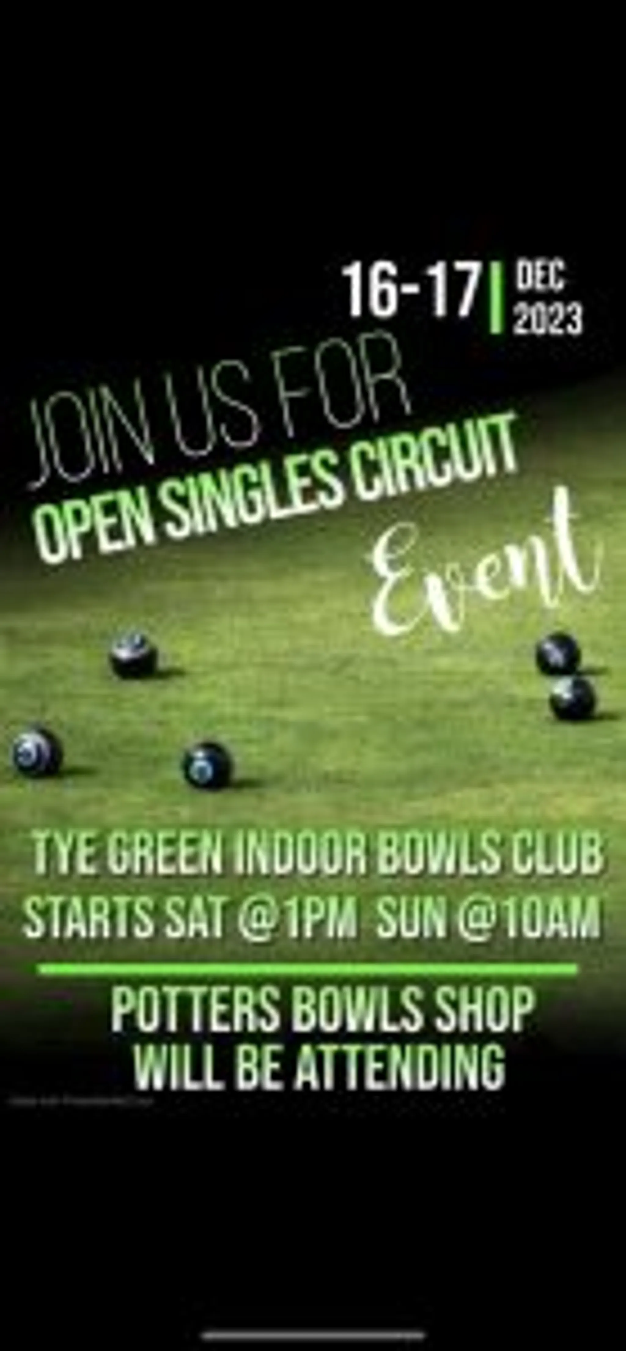 Tye Green Indoor Bowls Club