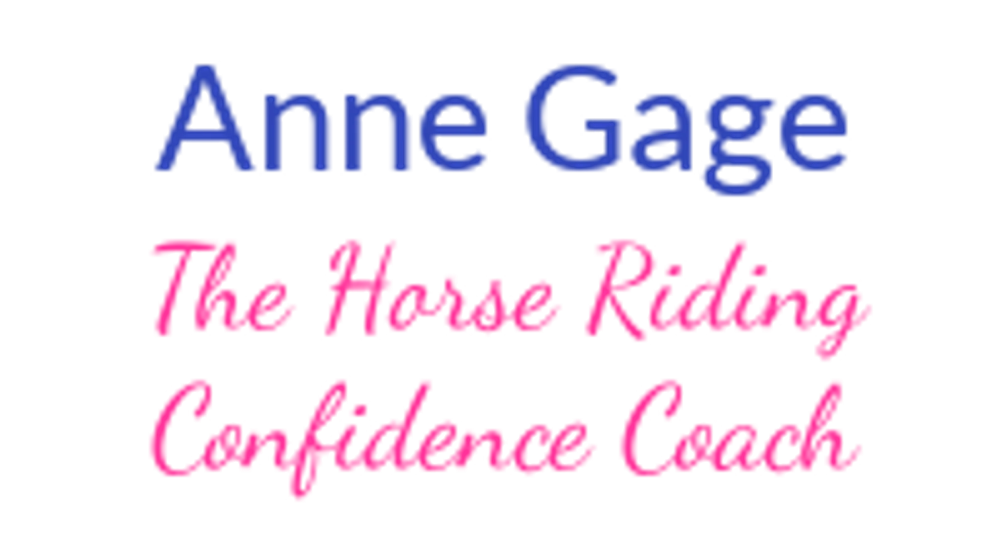 Anne Gage - The Horse Riding Confidence Coach