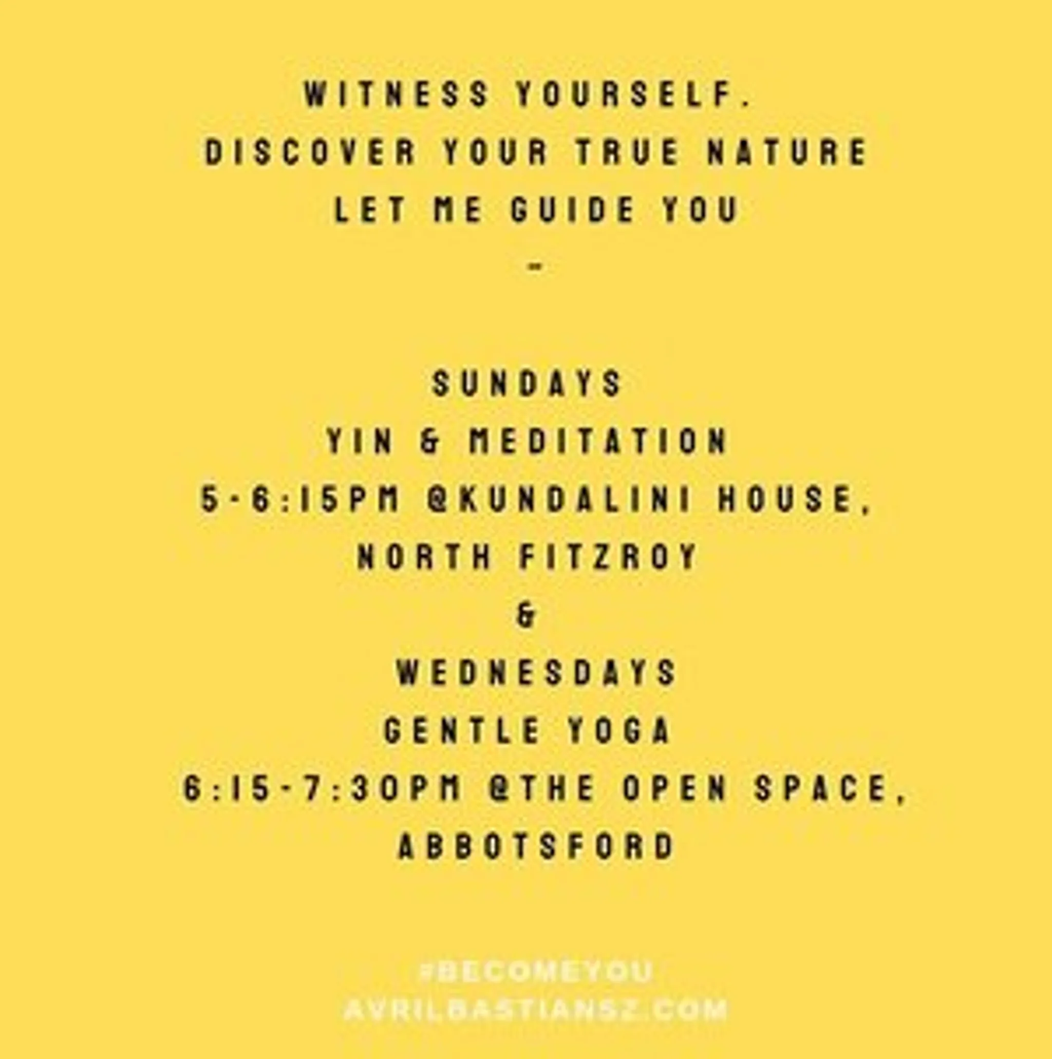 Avril Bastiansz - Become Y O U