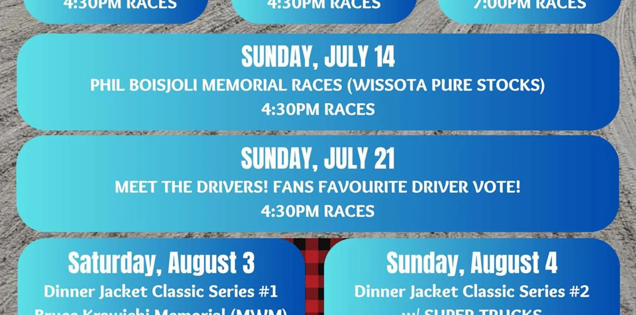 Lake of the Woods Speedway Dirt Track Racing Season 2024