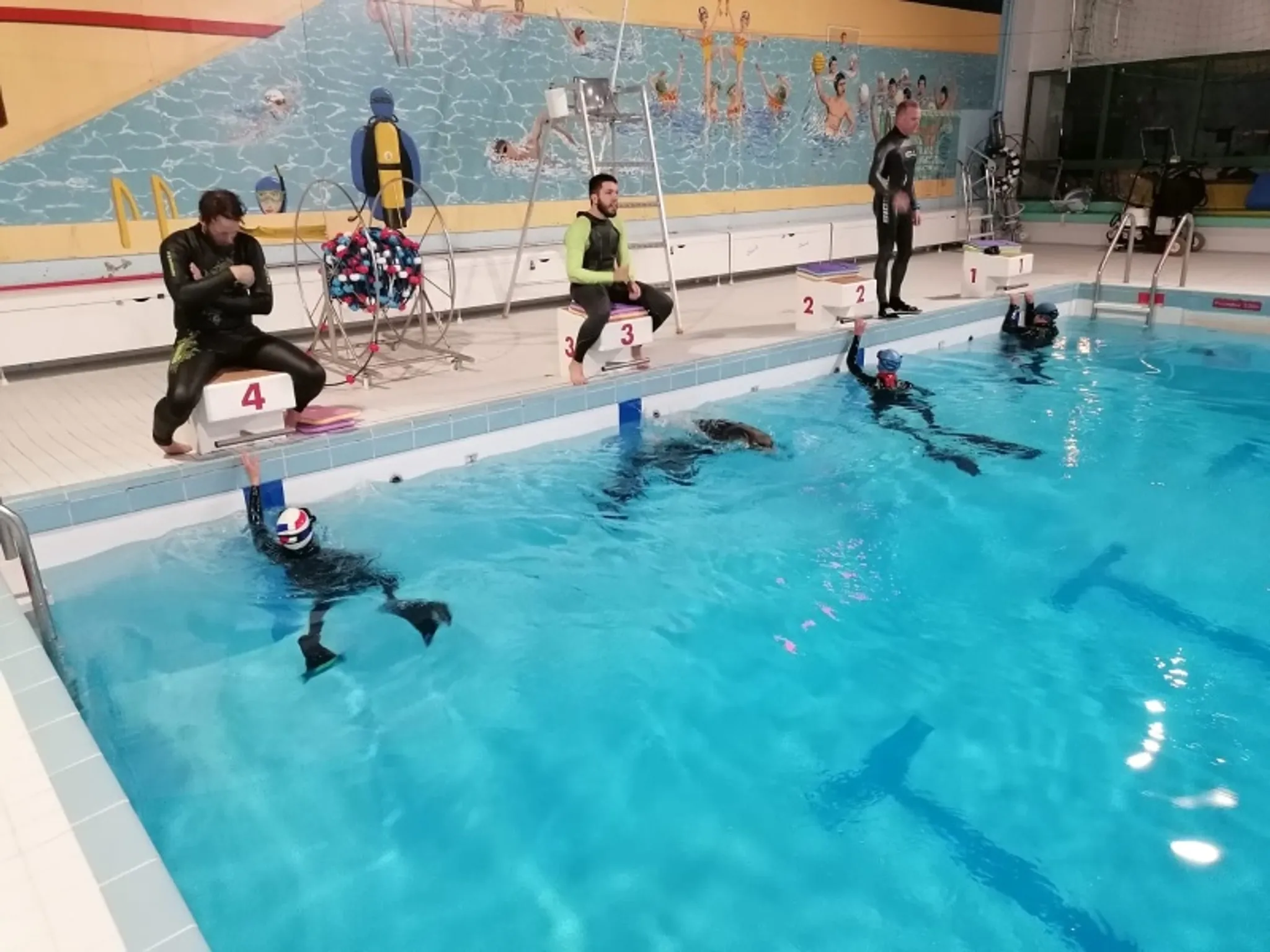 6 heures de nages avec palmes