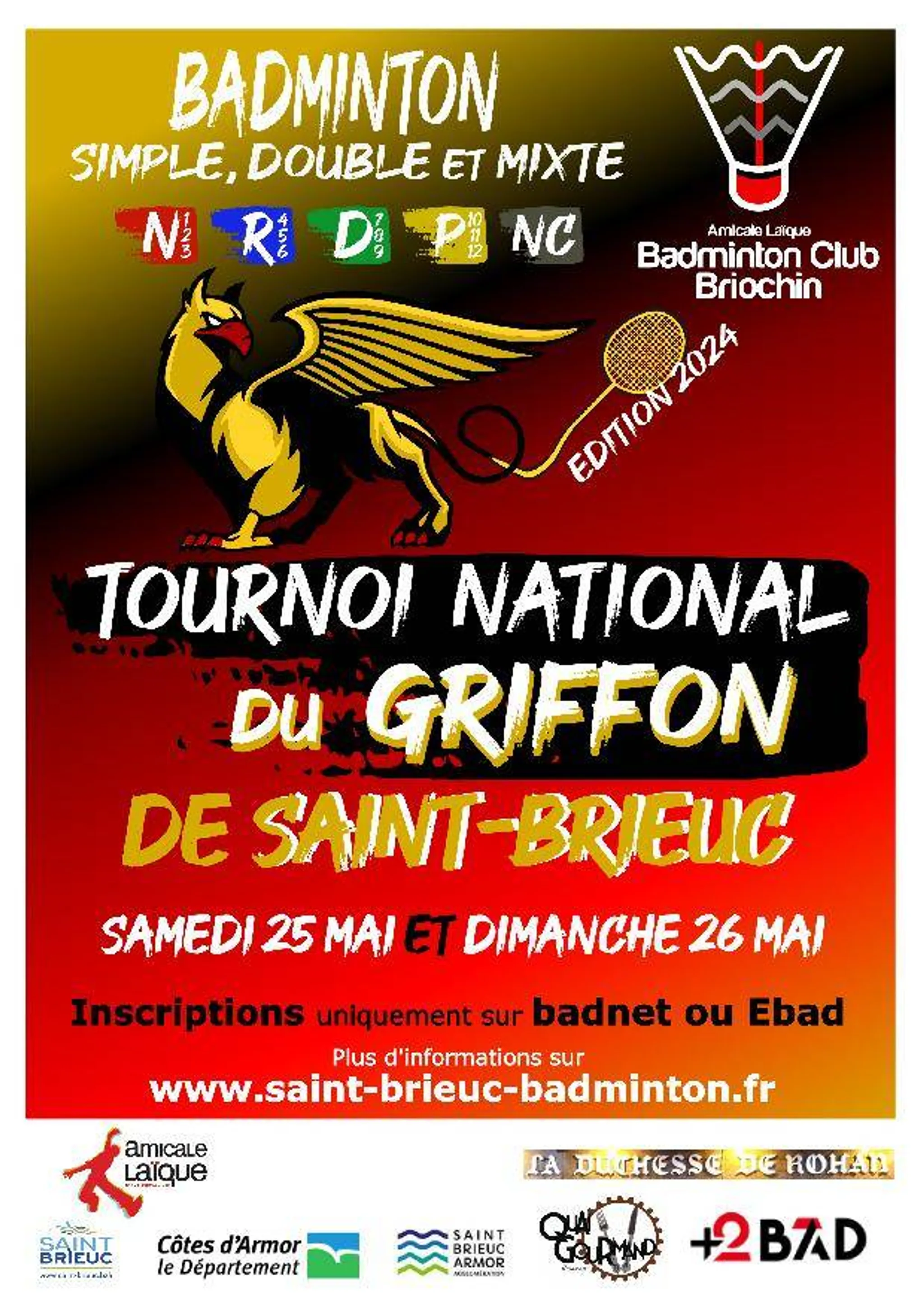 Tournoi National du Griffon de SAINT-BRIEUC