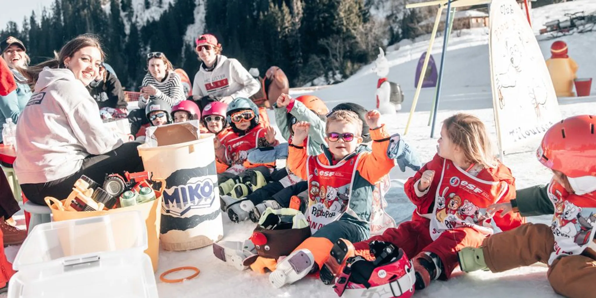 Groupe ourson Ski alpin débutant
