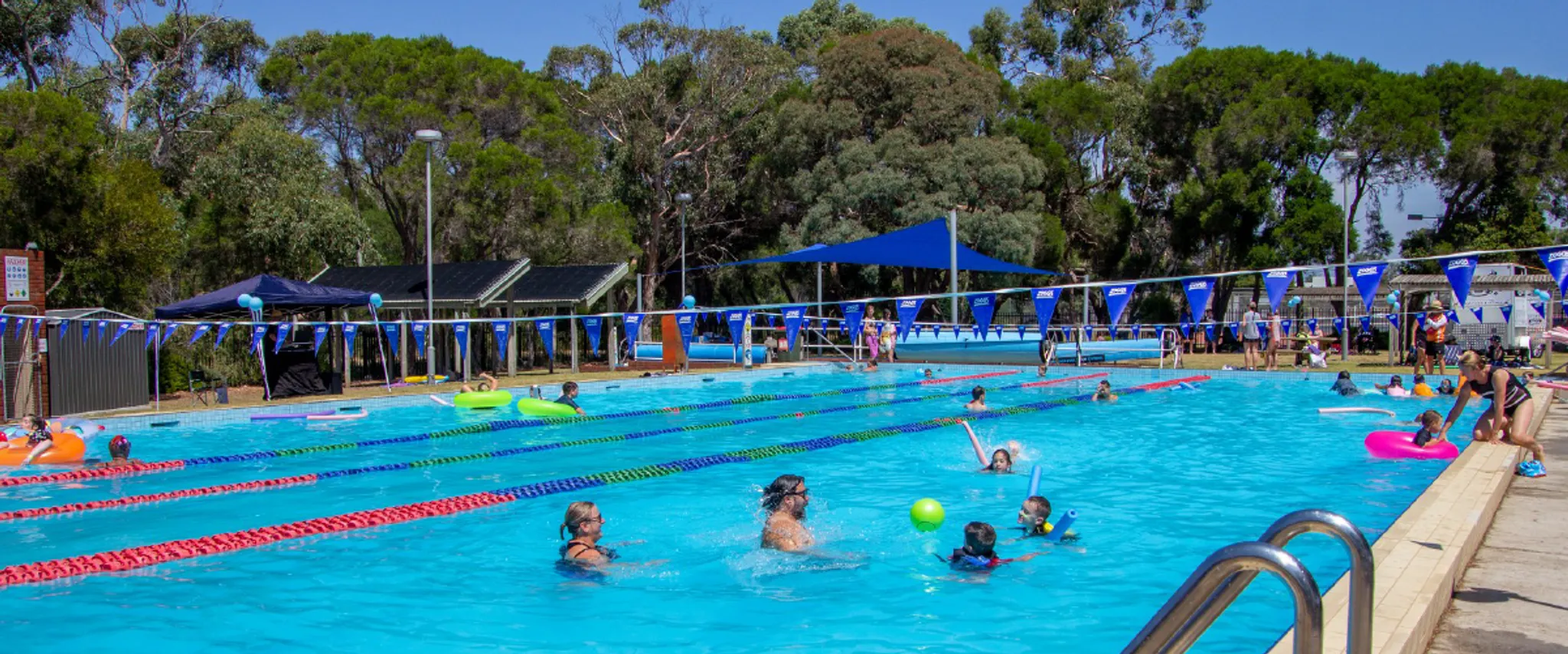 Casual Swimming at Crib Point Pool