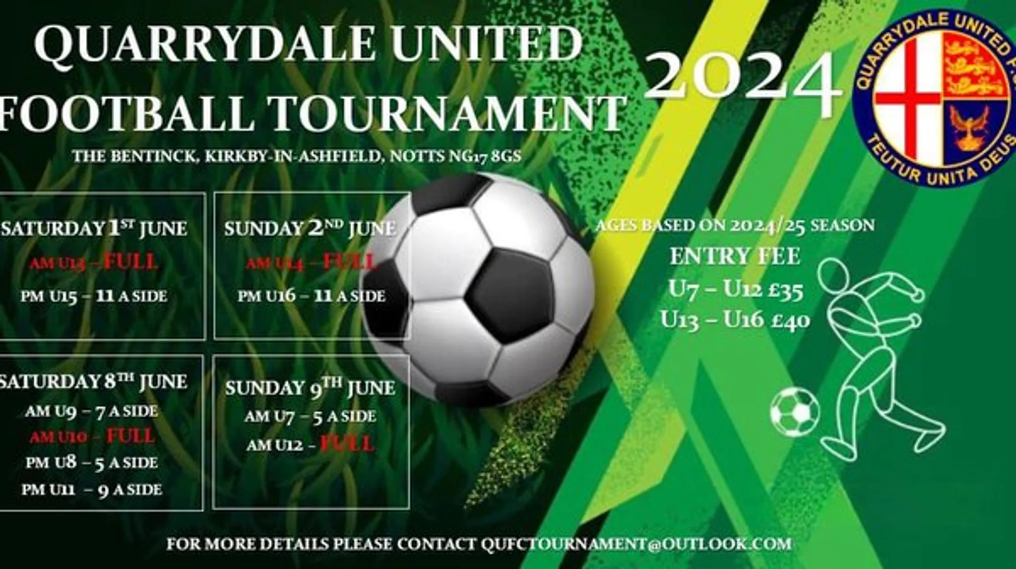 Quarrydale United 2024 Tournament