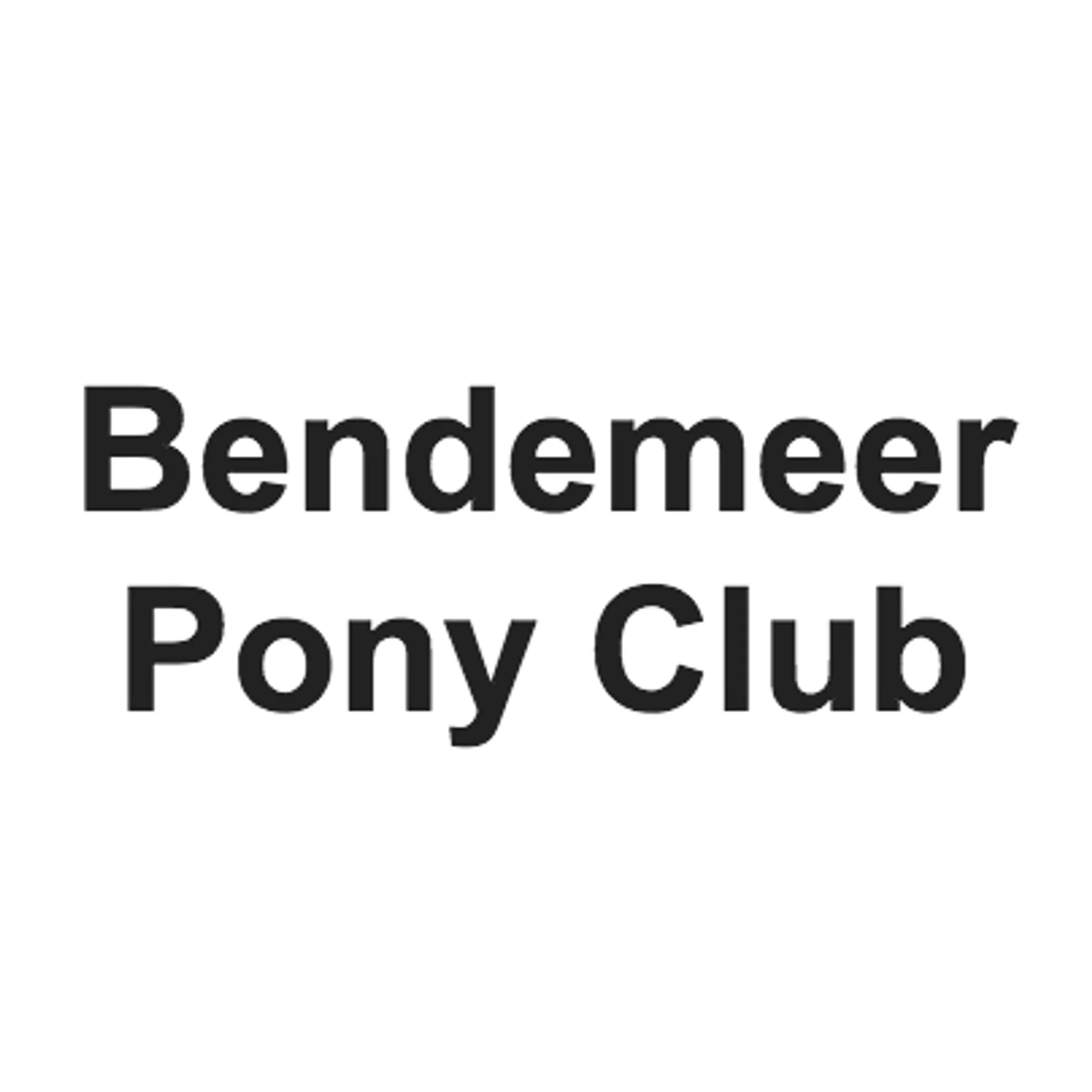 Bendemeer Pony Club