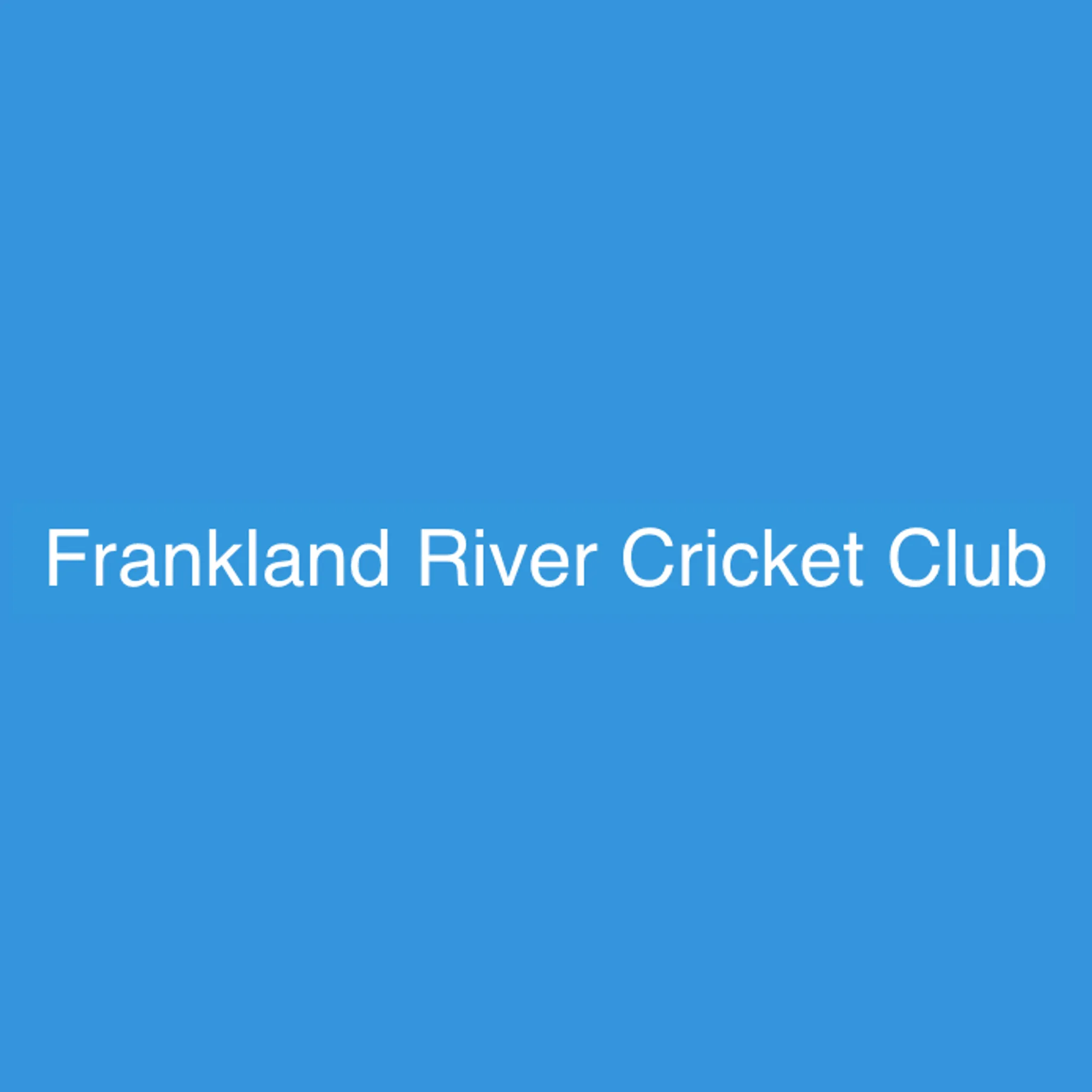 Frankland River Cricket
