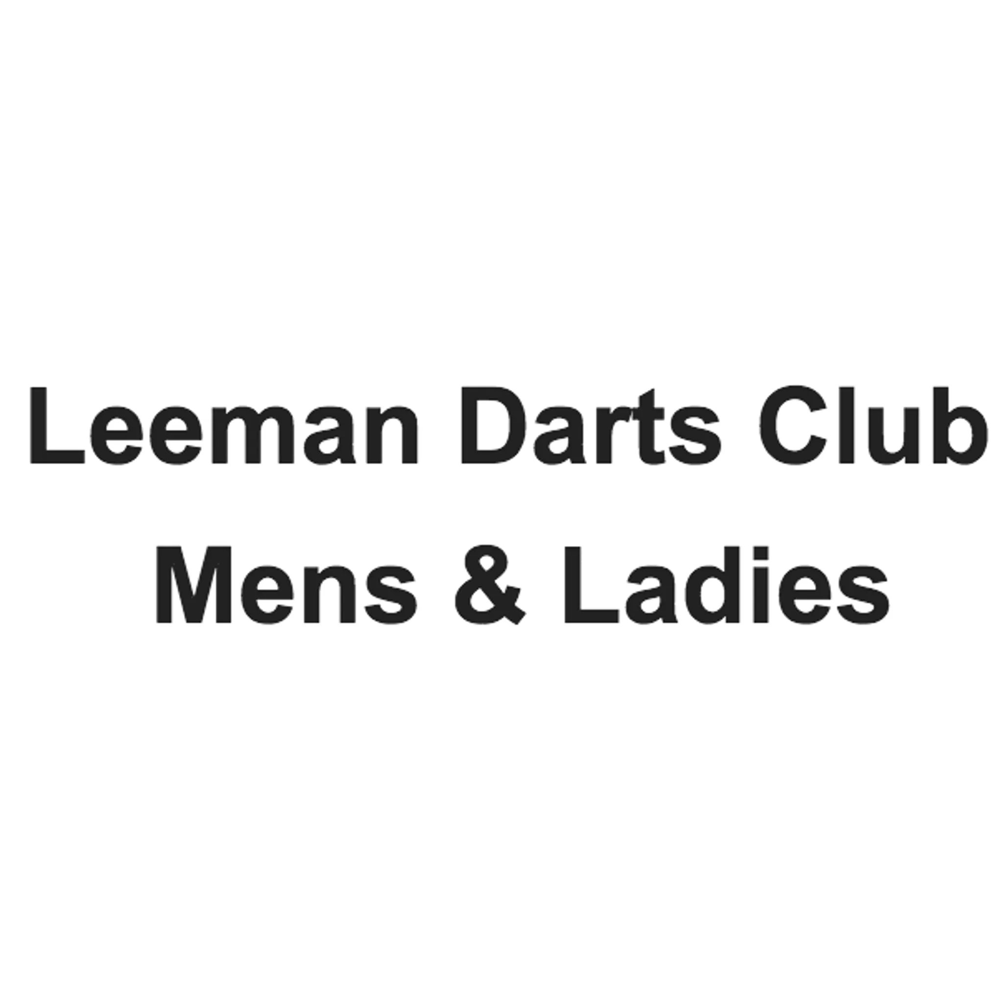 Leeman Darts Club Mens & Ladies