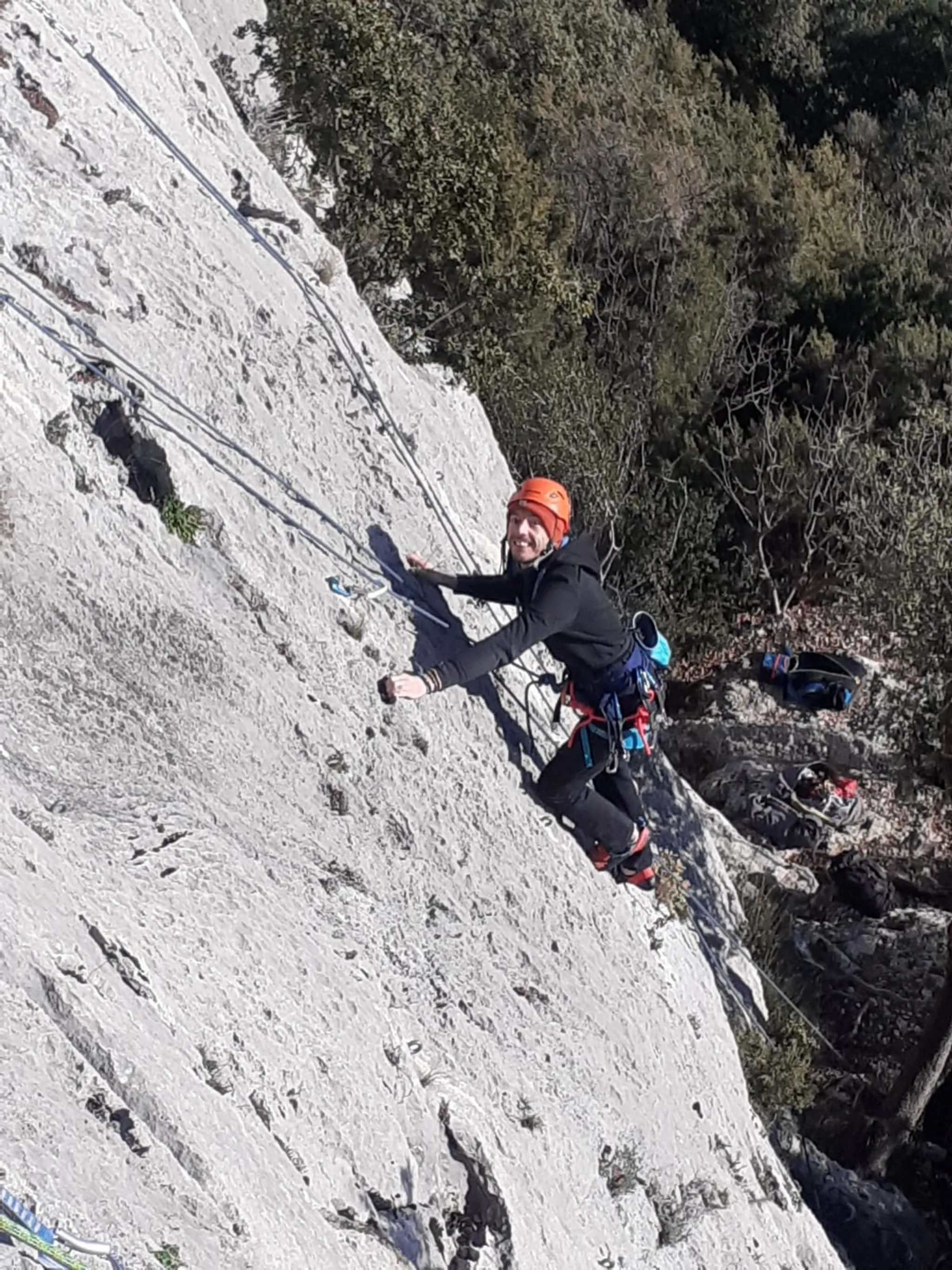 Sortie falaise / grande voie à Orpierre