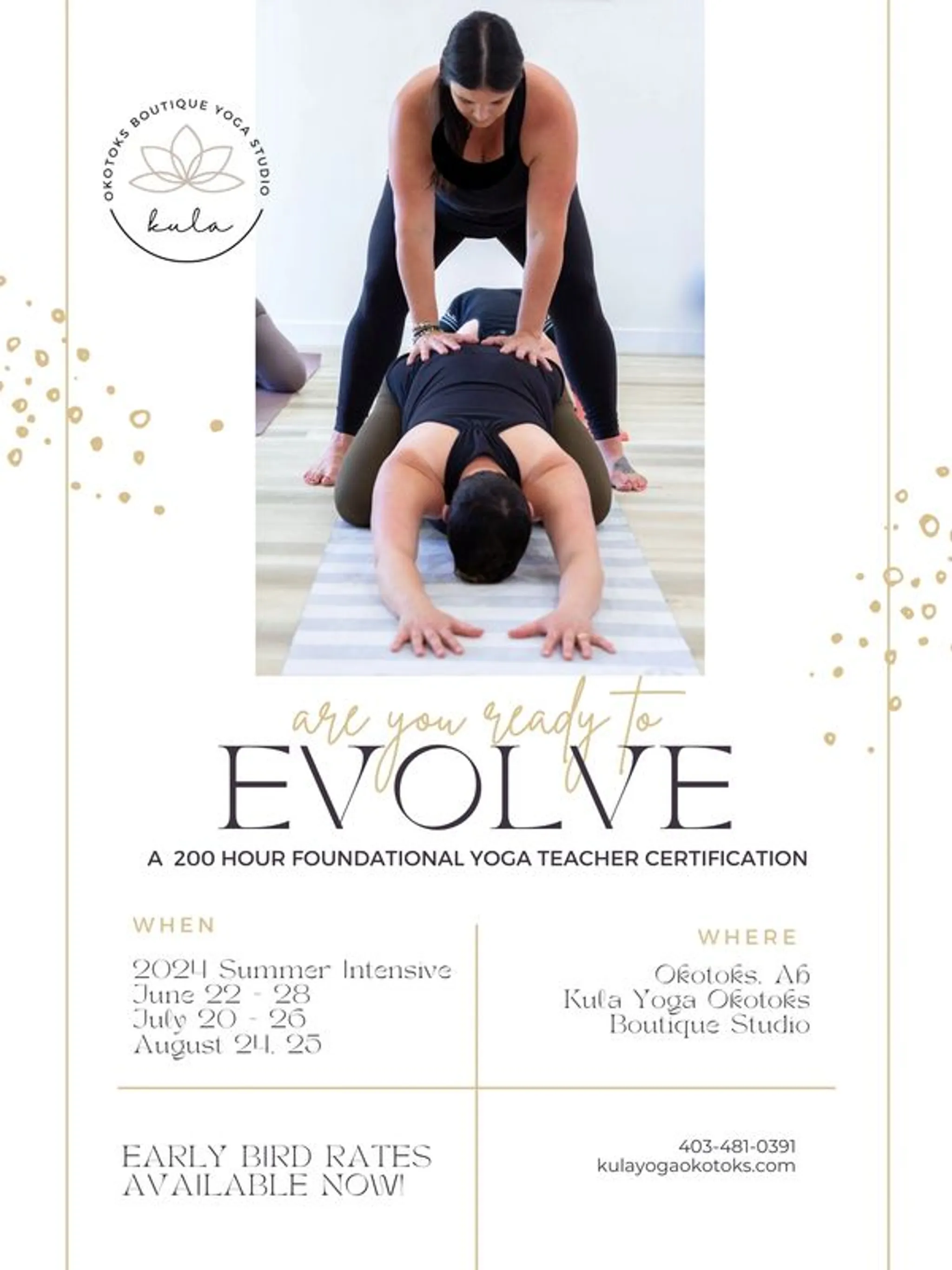 2024 Evolve 200 Hour Yoga Teacher Training