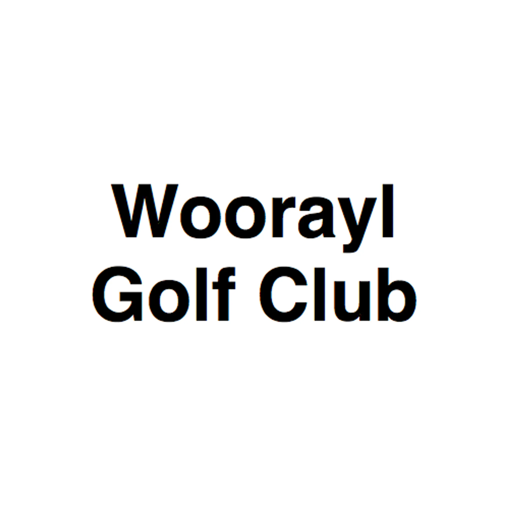 Woorayl Golf Club