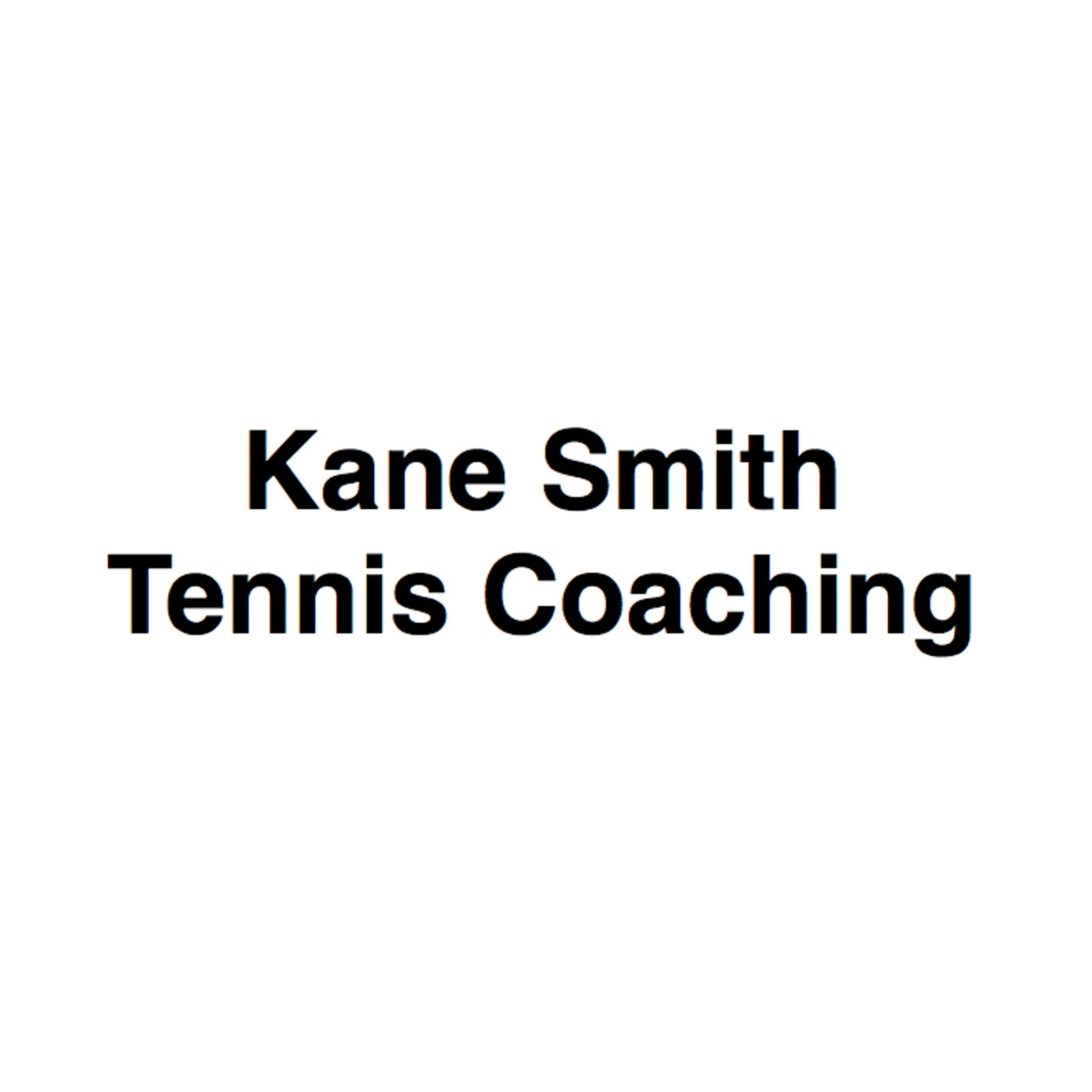 Kane Smith Tennis Coaching