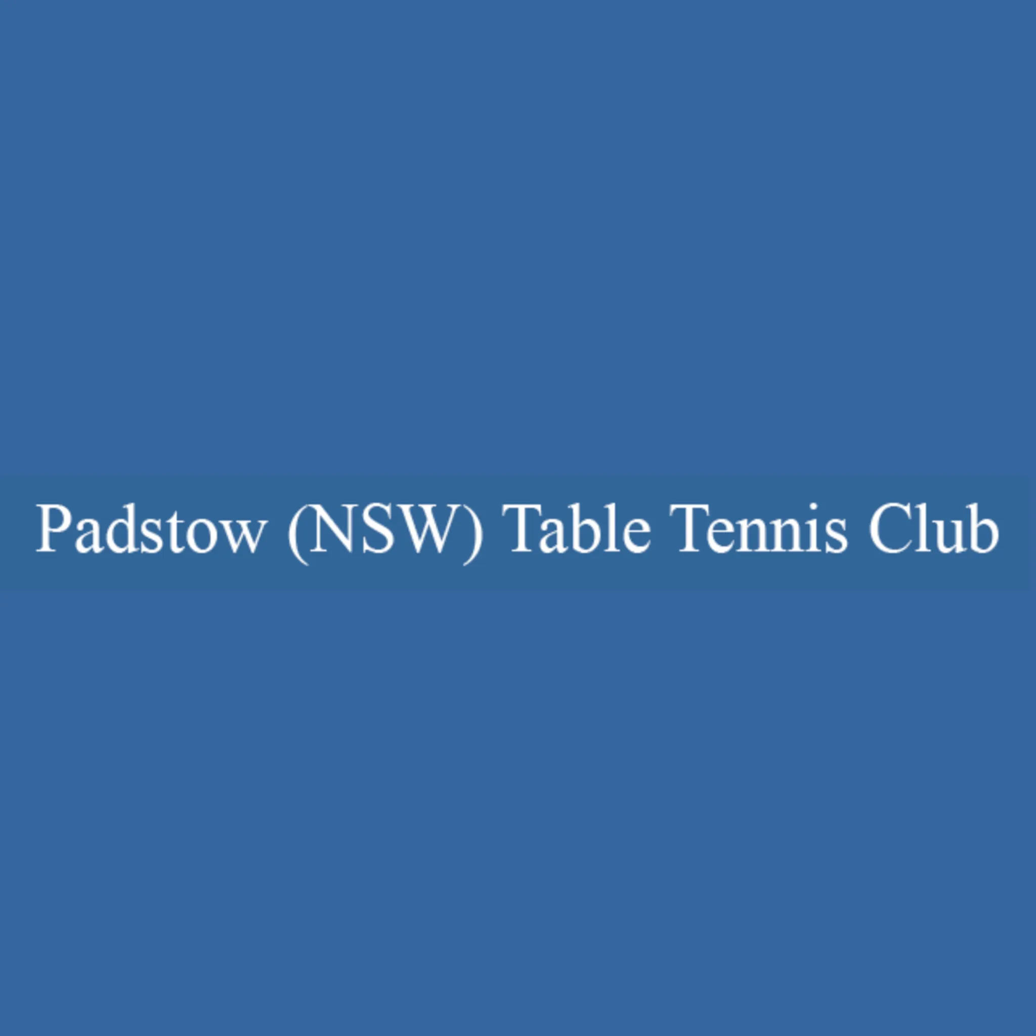 Padstow Table Tennis Club