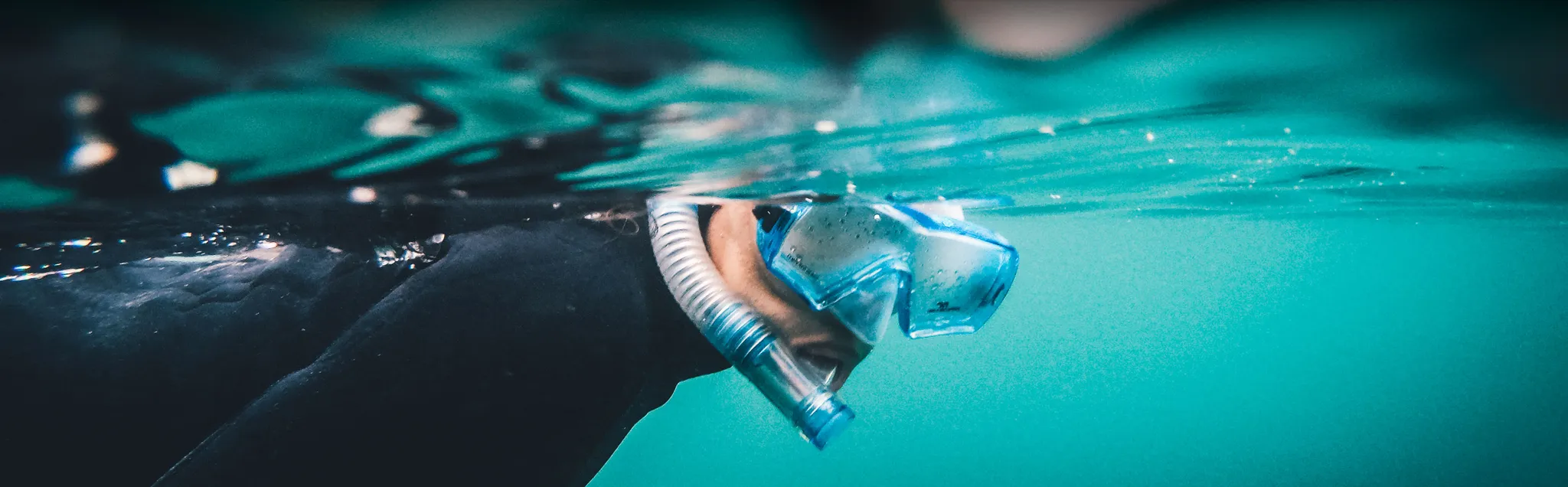Snorkelling banner