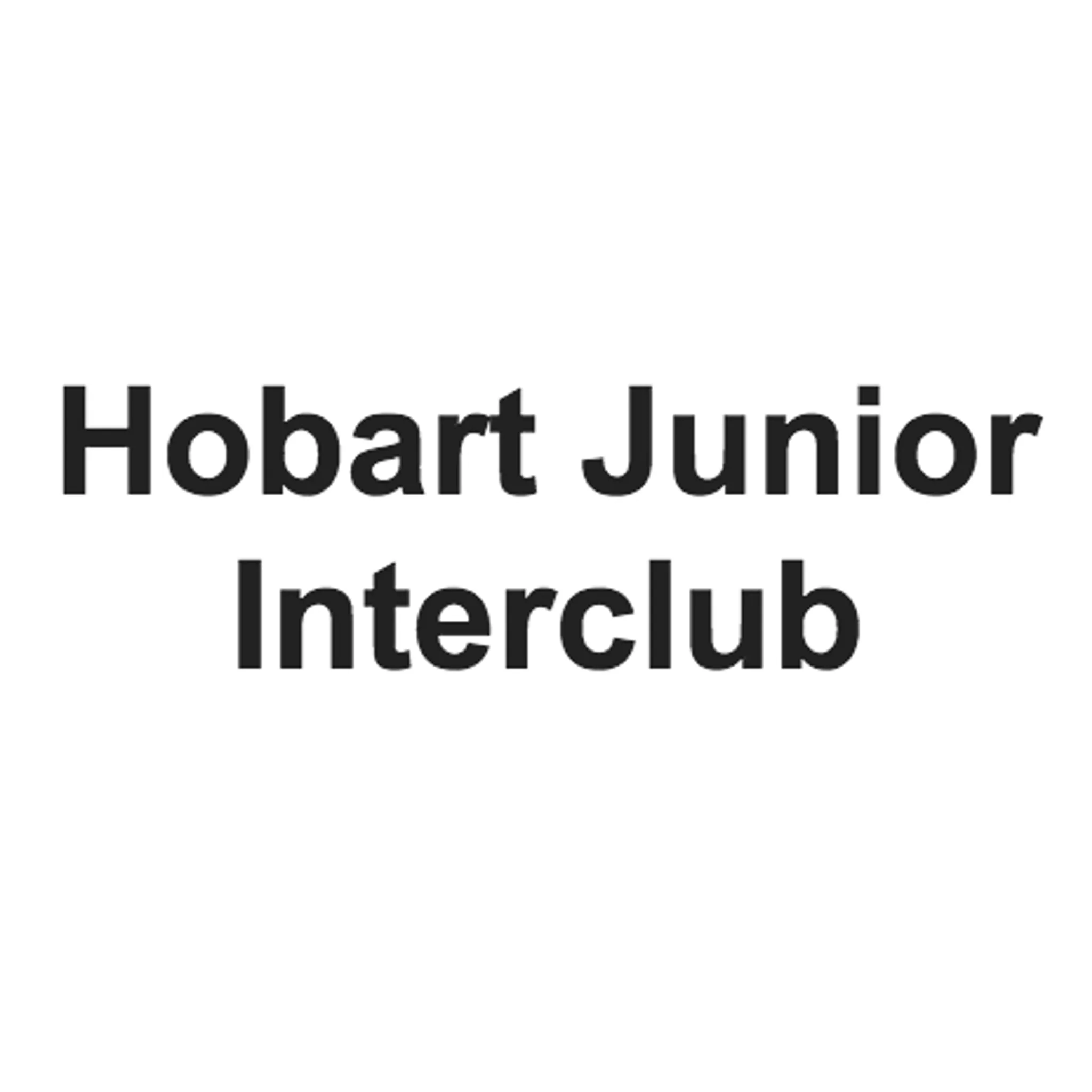 Hobart Junior Interclub