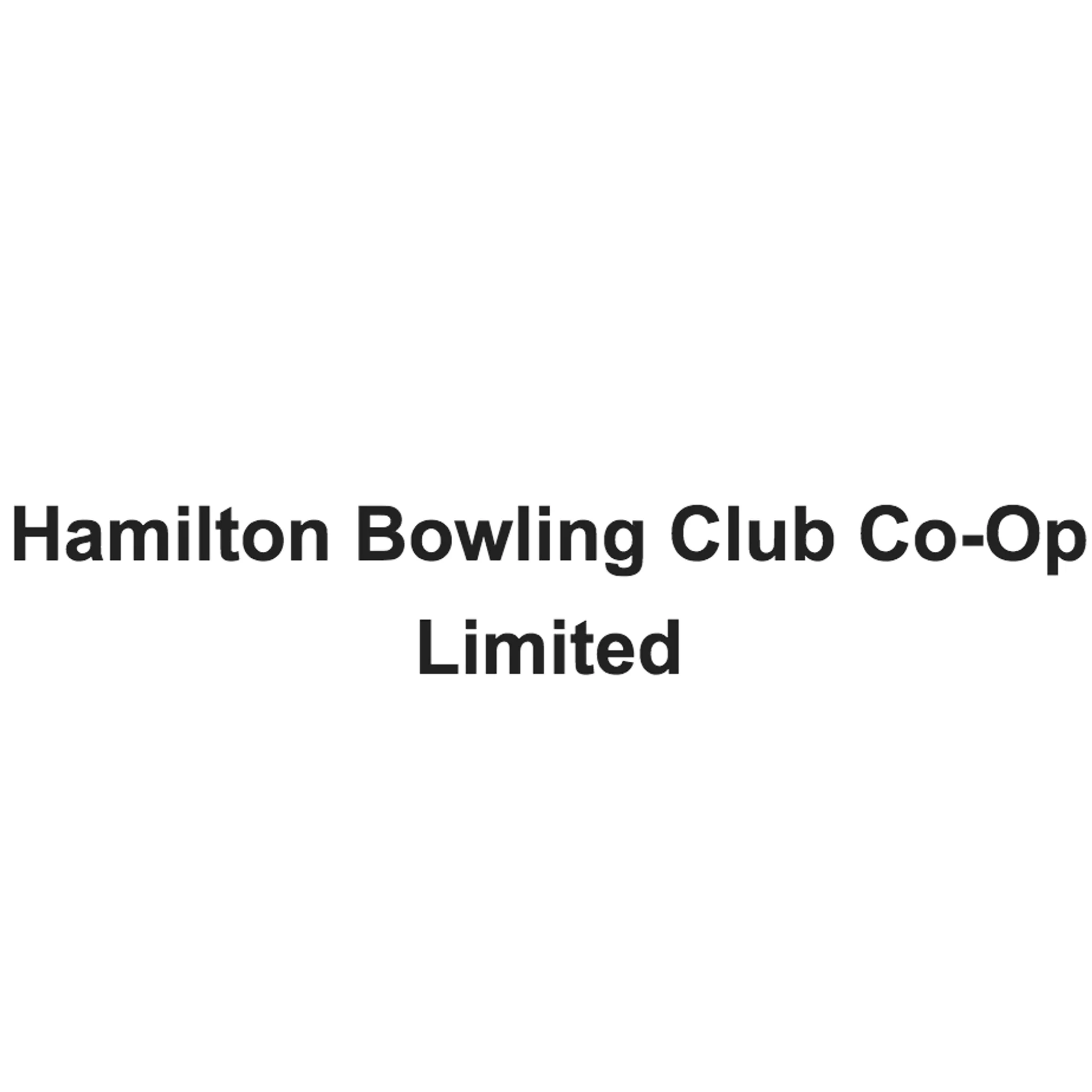 Hamilton Bowling Club Co-Op Limited