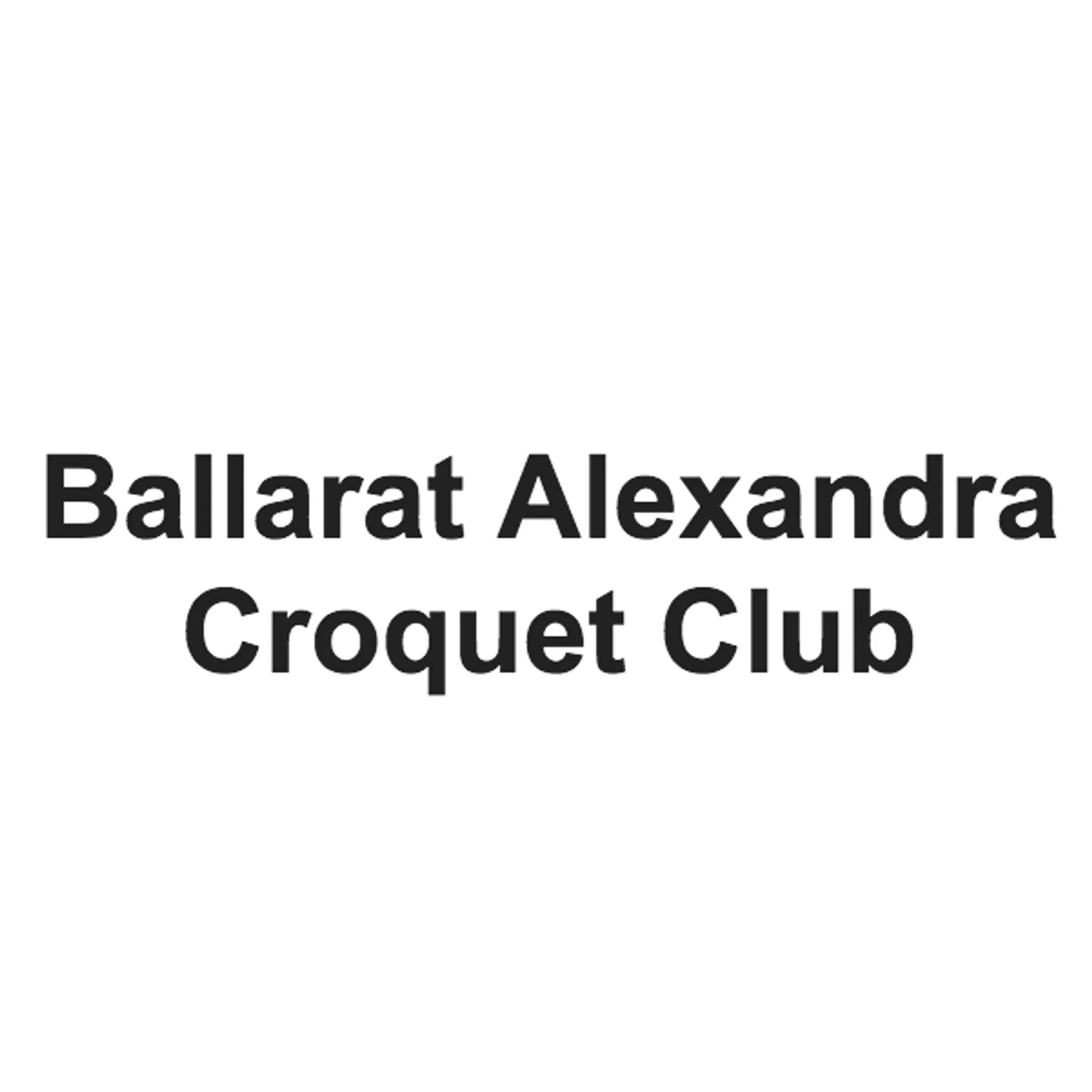 Ballarat Alexandra Croquet Club