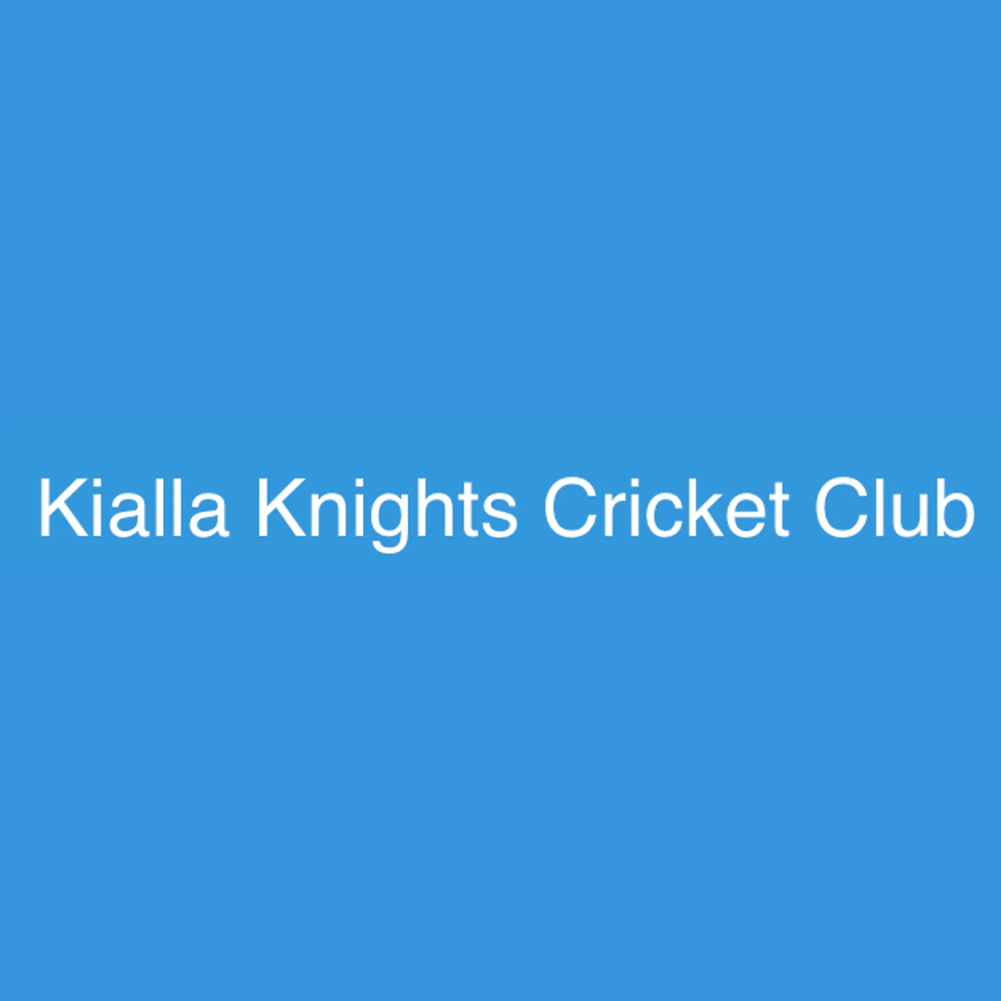 Kialla Knights Cricket Club