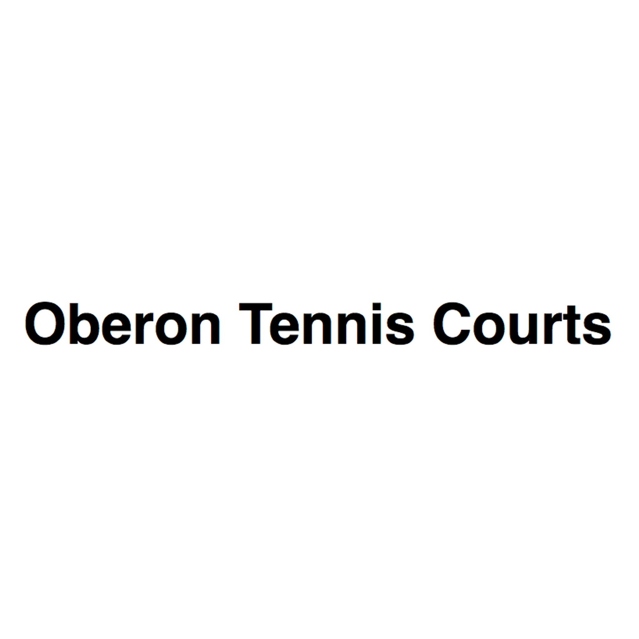 Oberon Tennis Courts