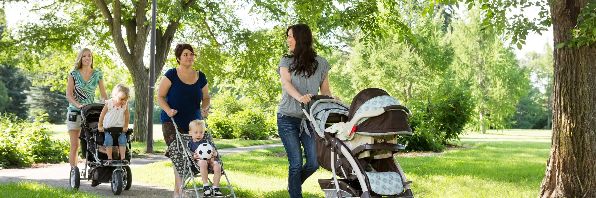 Parents with Prams - The Cooks River Walk