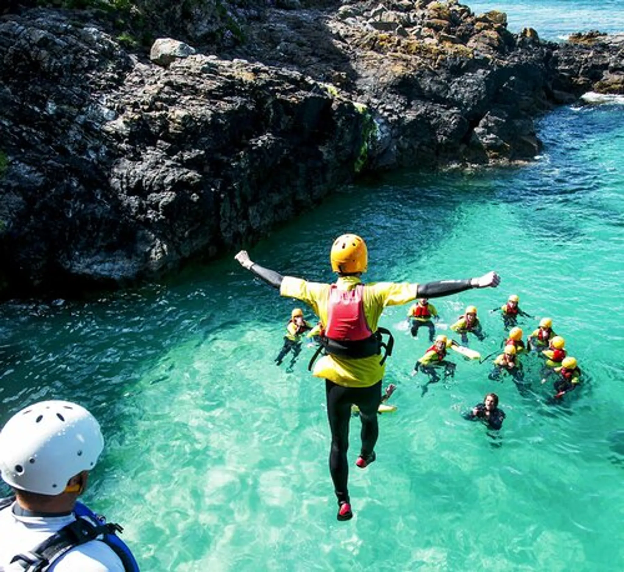 Coasteering in Cornwall