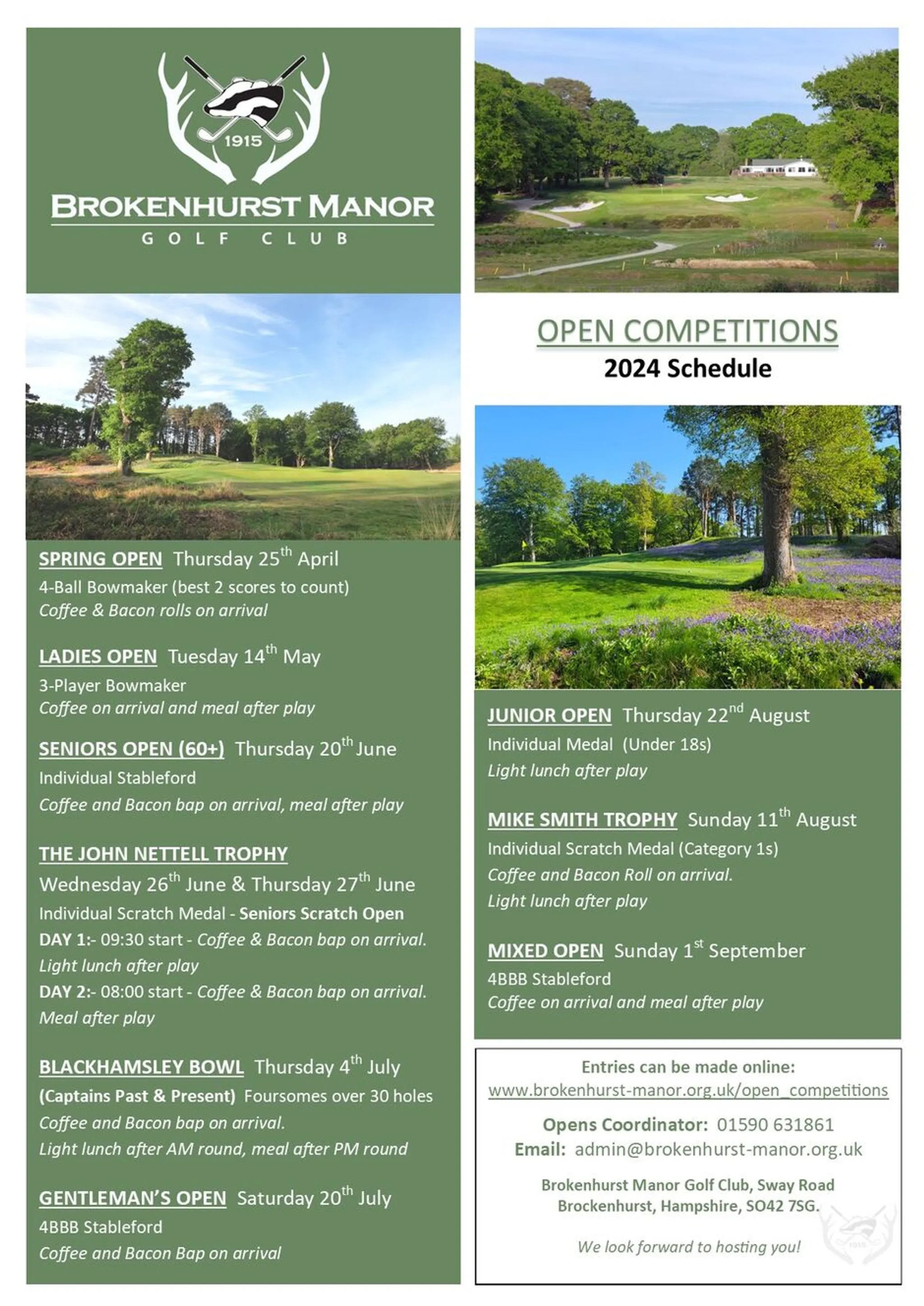 Junior Open - Medal Qualifier