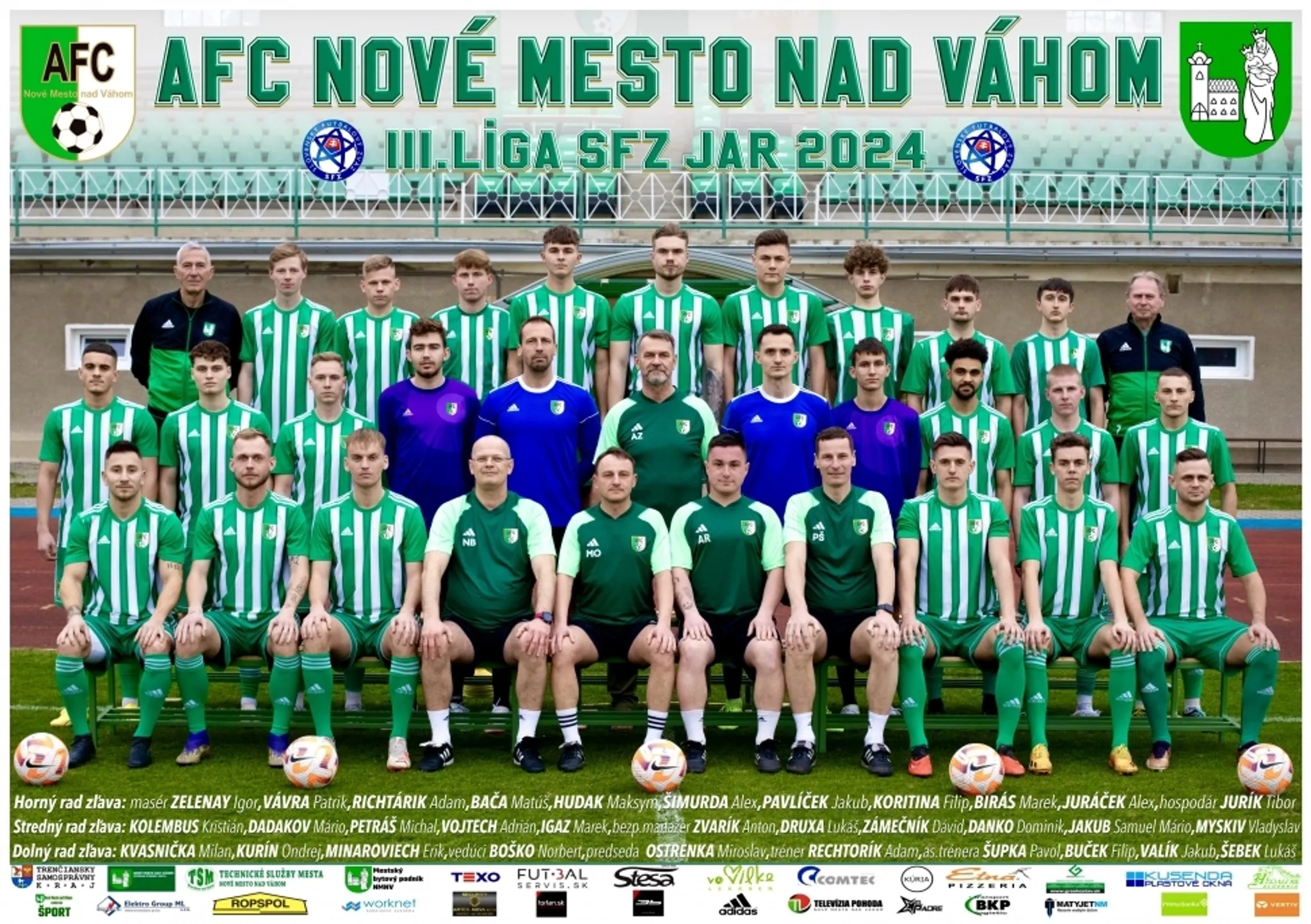 Futbalový zápas AFC Nové Mesto n/V vs MFC Spartak Bánovce