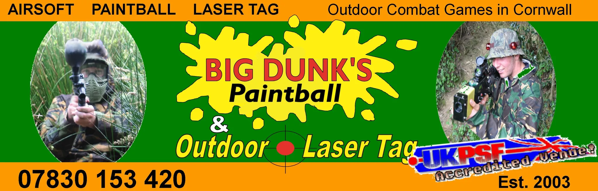 Big Dunk's Paintballing in Cornwall