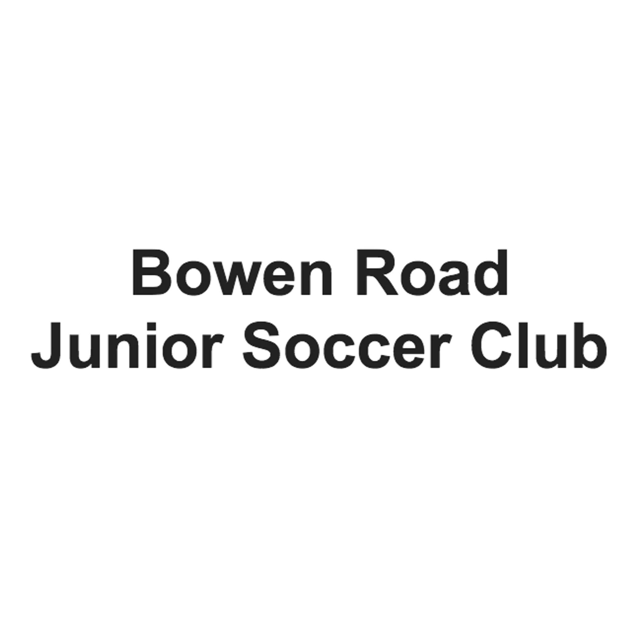 Bowen Road Junior Soccer Club
