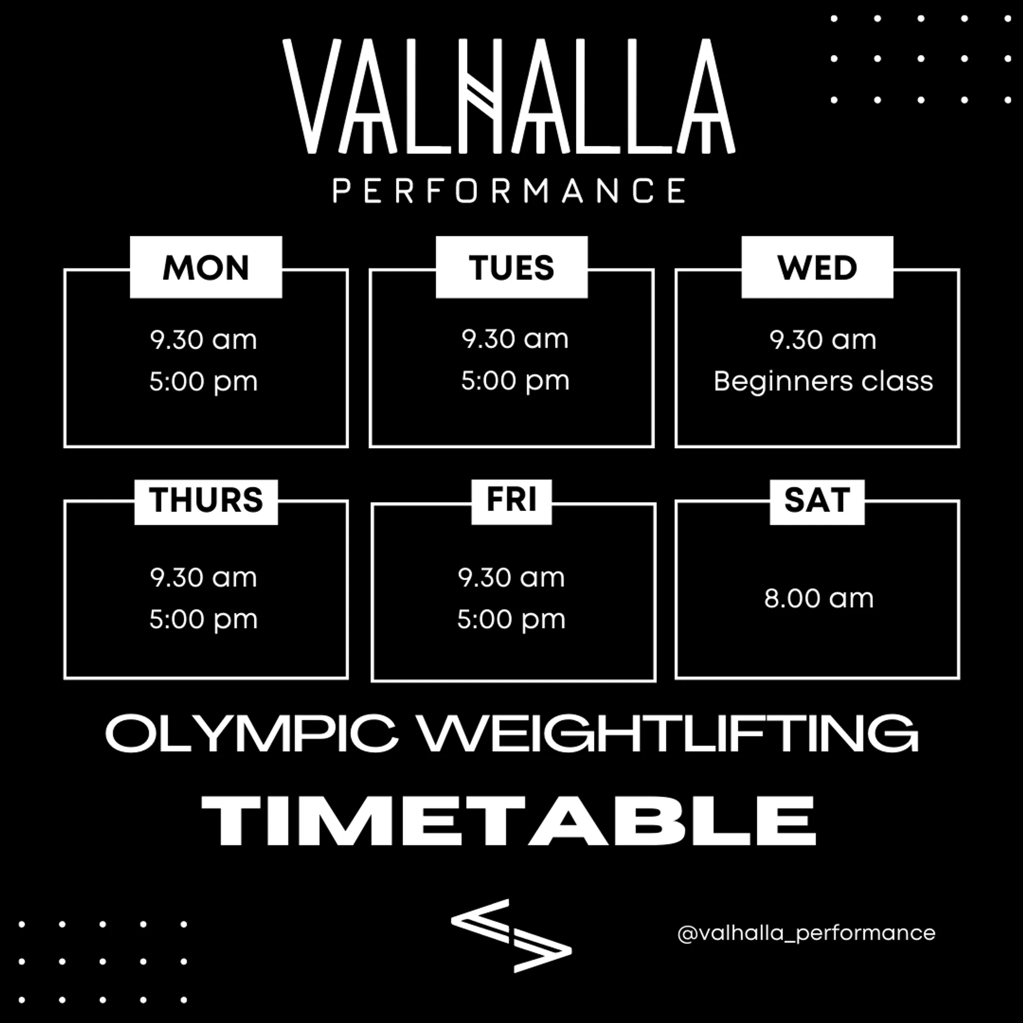 VALHALLA Performance