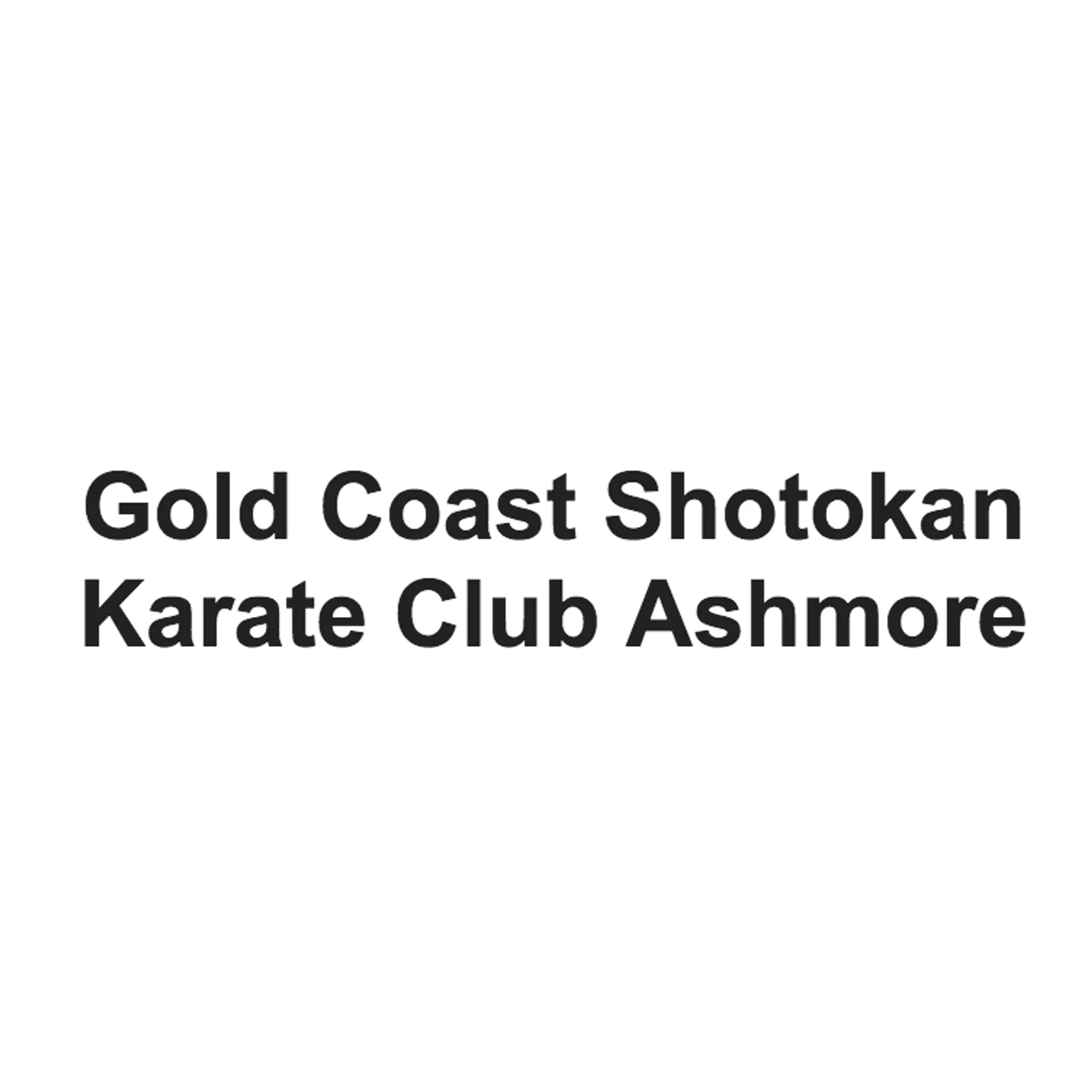 Gold Coast Shotokan Karate Club - Ashmore