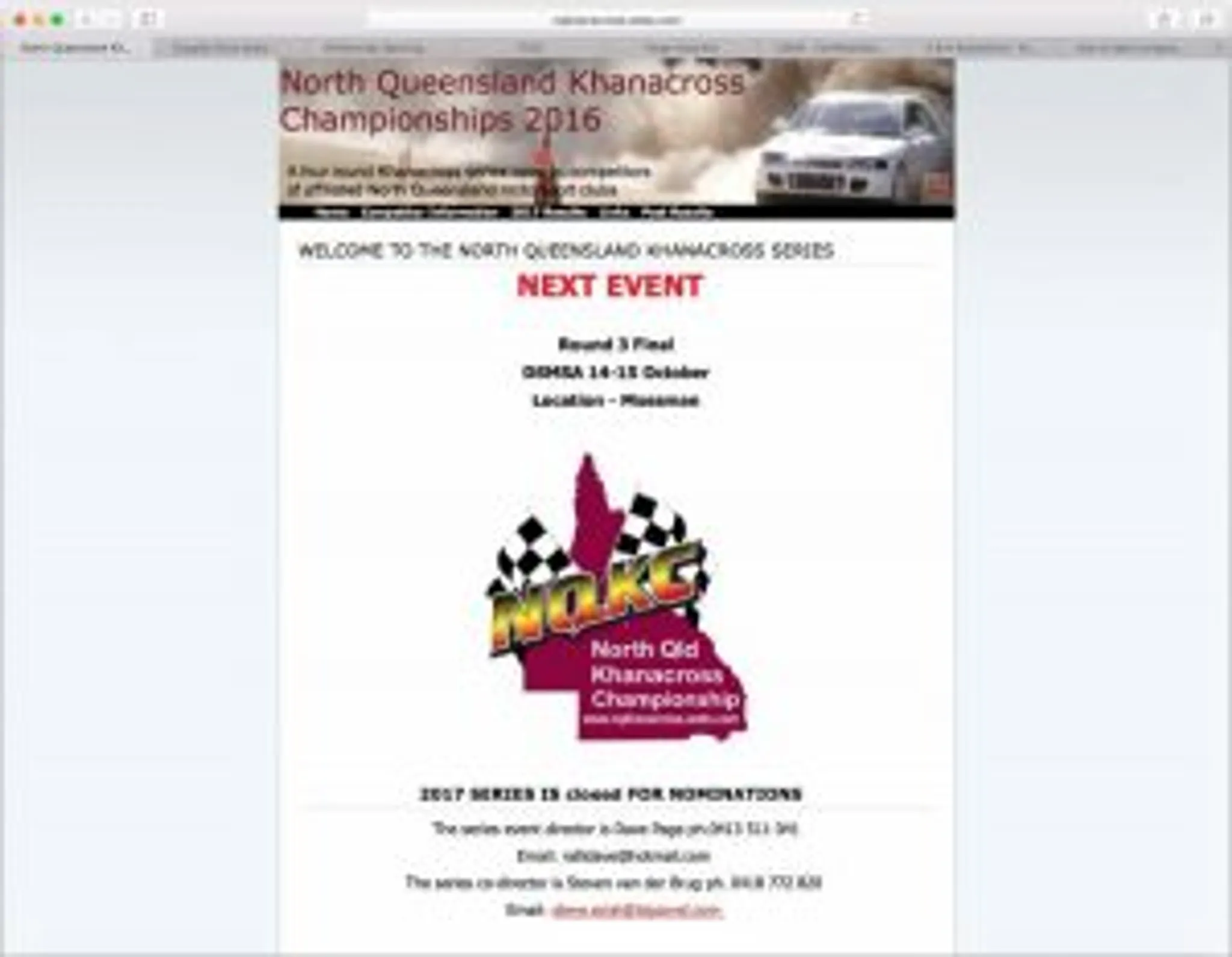 Far North Queensland Motorsports Club - Bitumen Khanacross