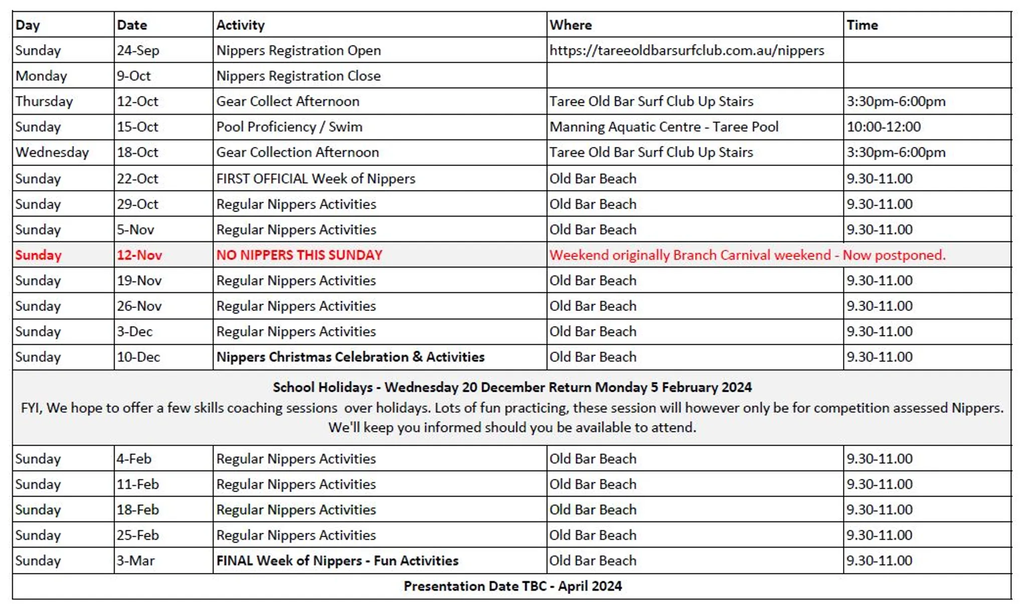 Taree Old Bar Surf Life Saving Club