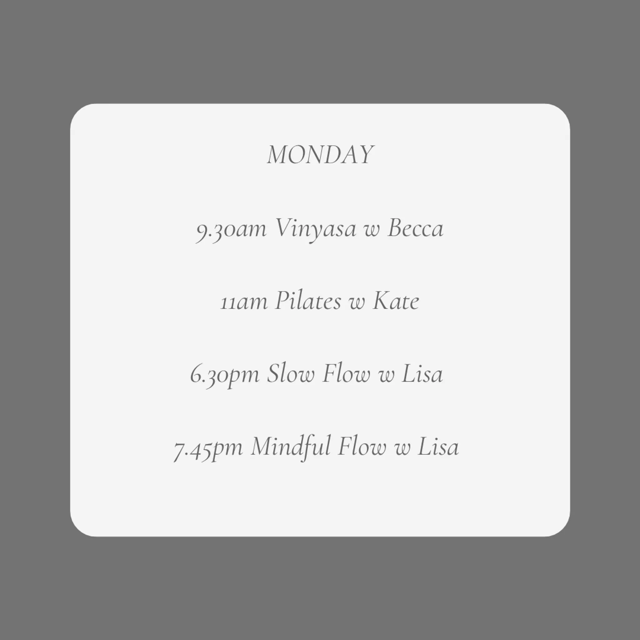 Lisa Valentine Yoga, Manor Farm Studio