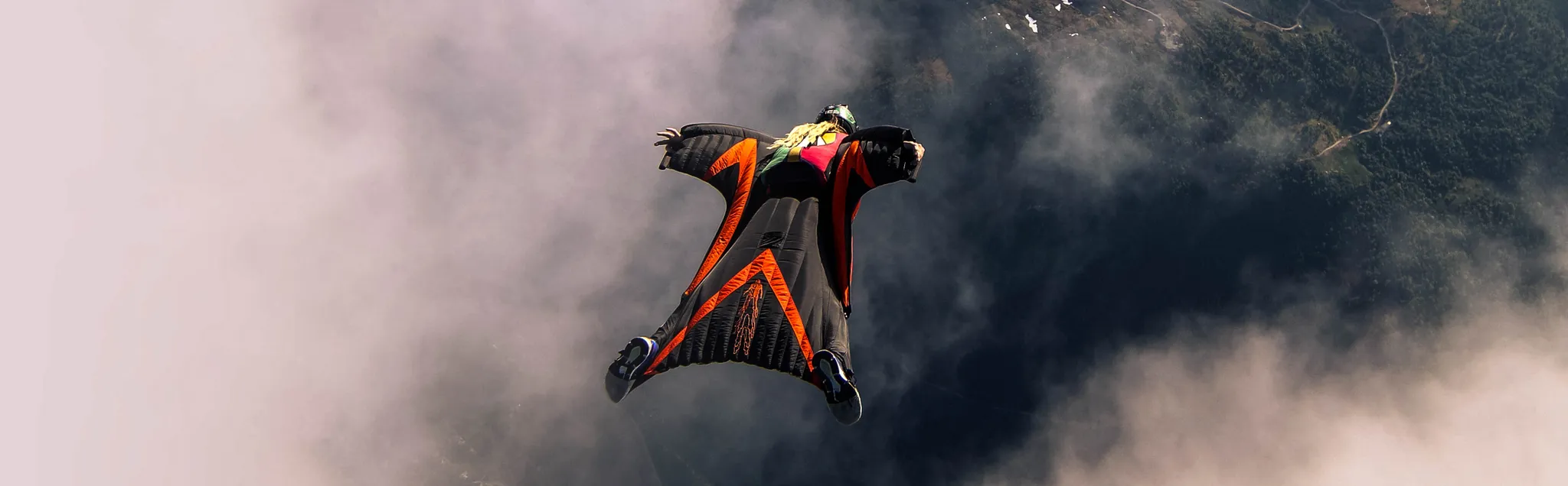 Wingsuit Flying banner