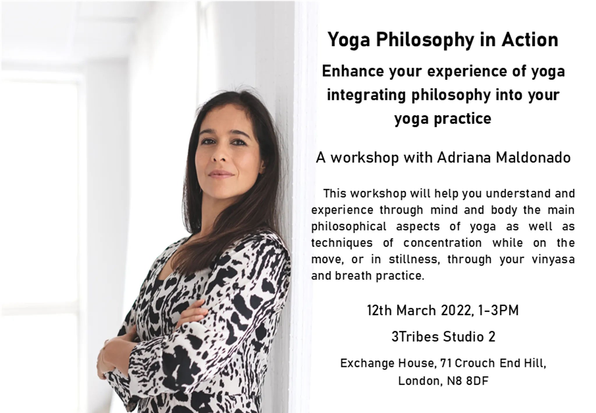 Yoga with Adriana (One to one Vinsaya/Hatha Yoga)