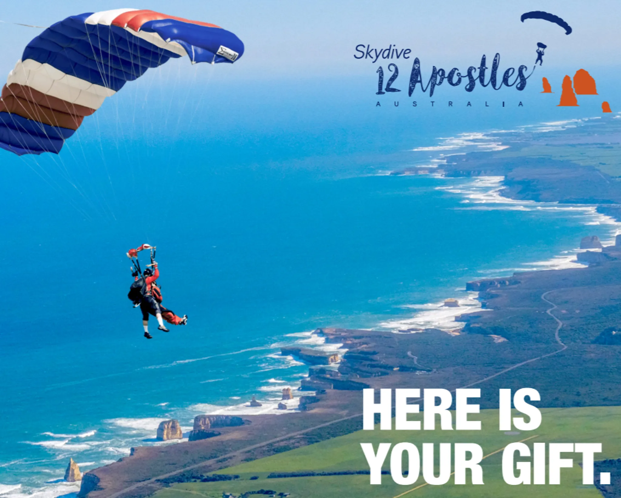 Skydiving over the Great Ocean Road