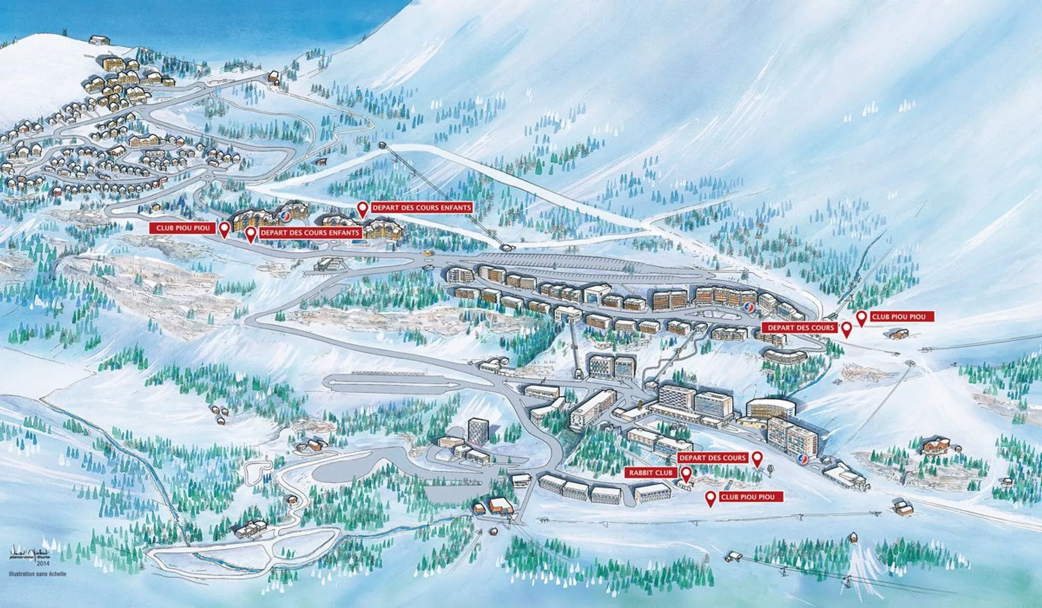 Cours privés de télémark à Flaine