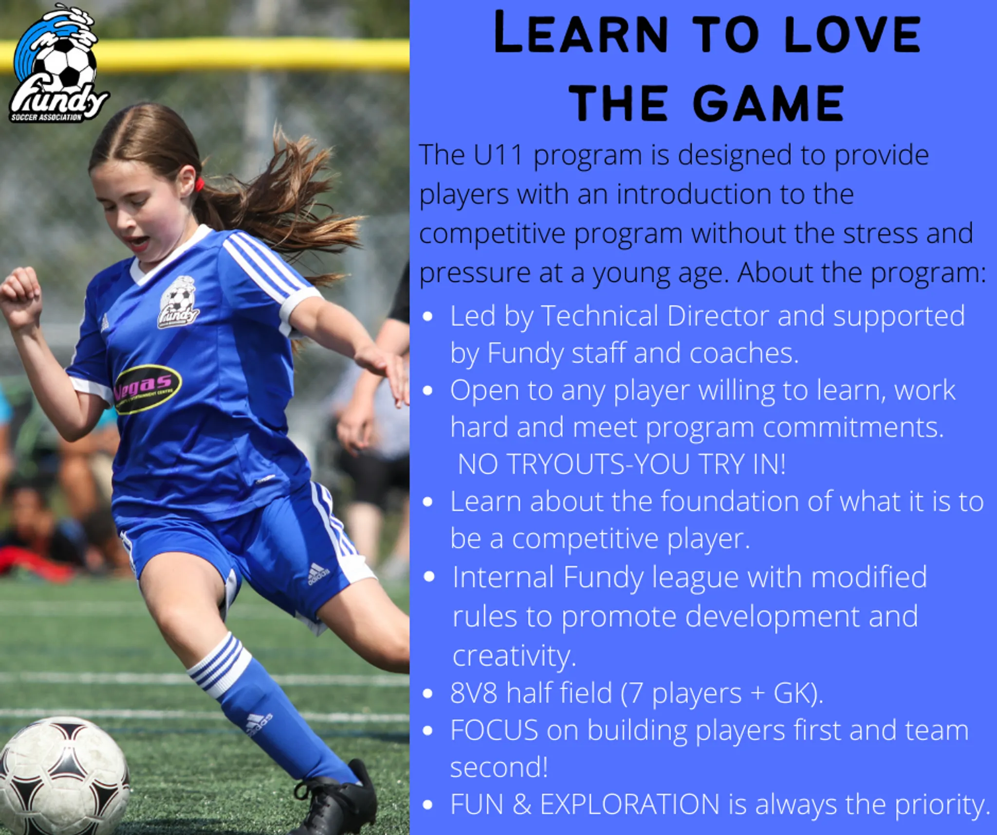 Fundy Soccer Association U4 Active U4 Players Program