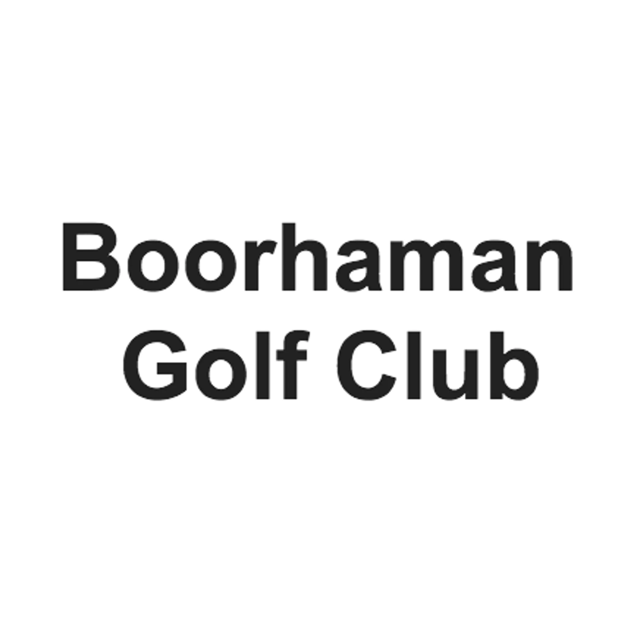 Boorhaman Golf Club