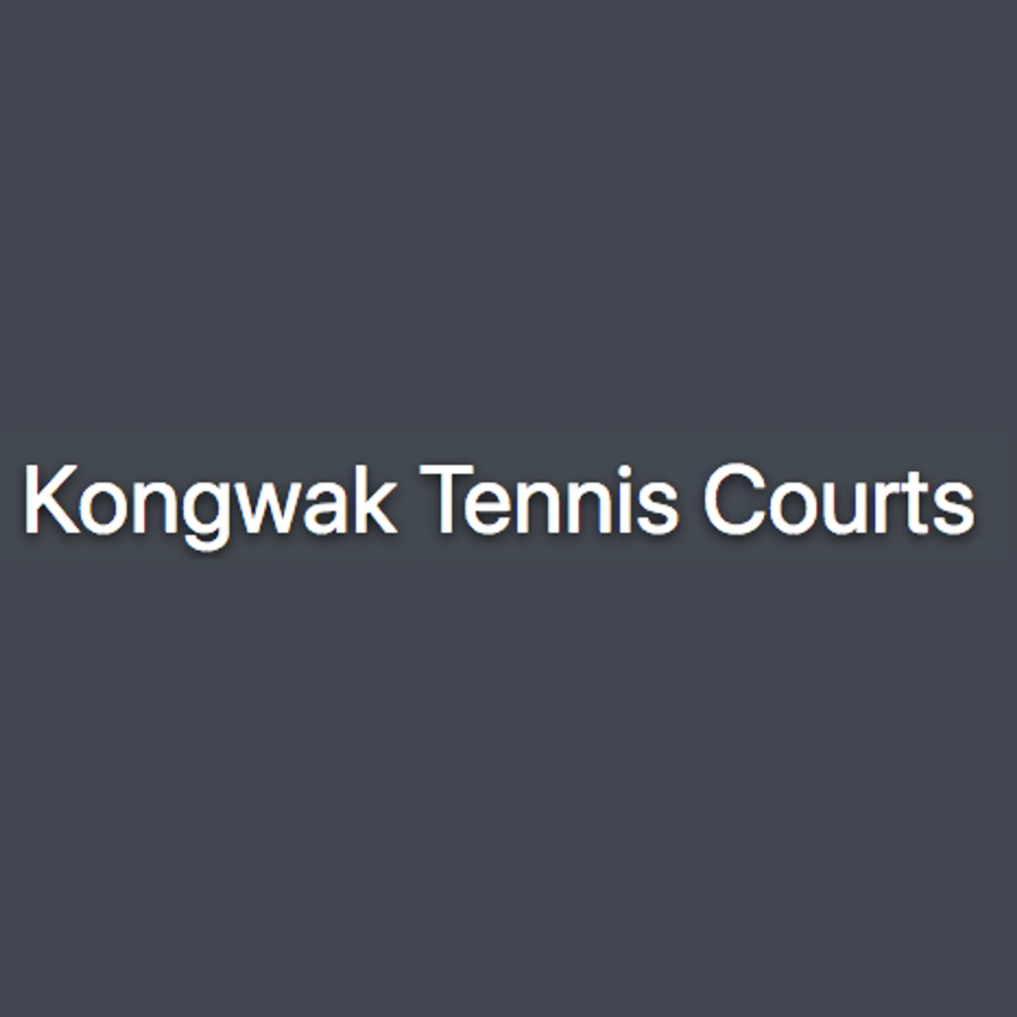 Kongwak Tennis Club