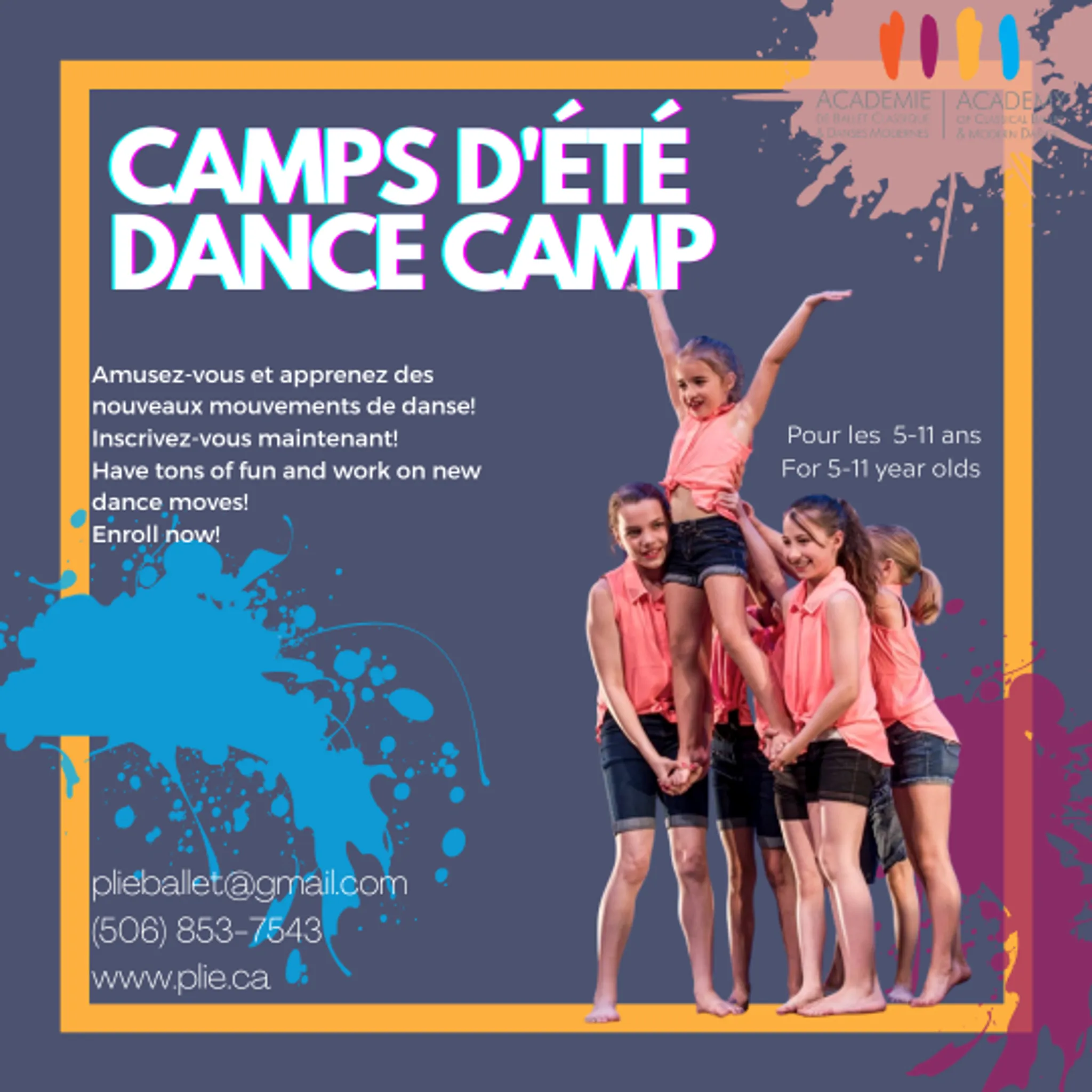 Summer Dance Camp (Ages 5-11)