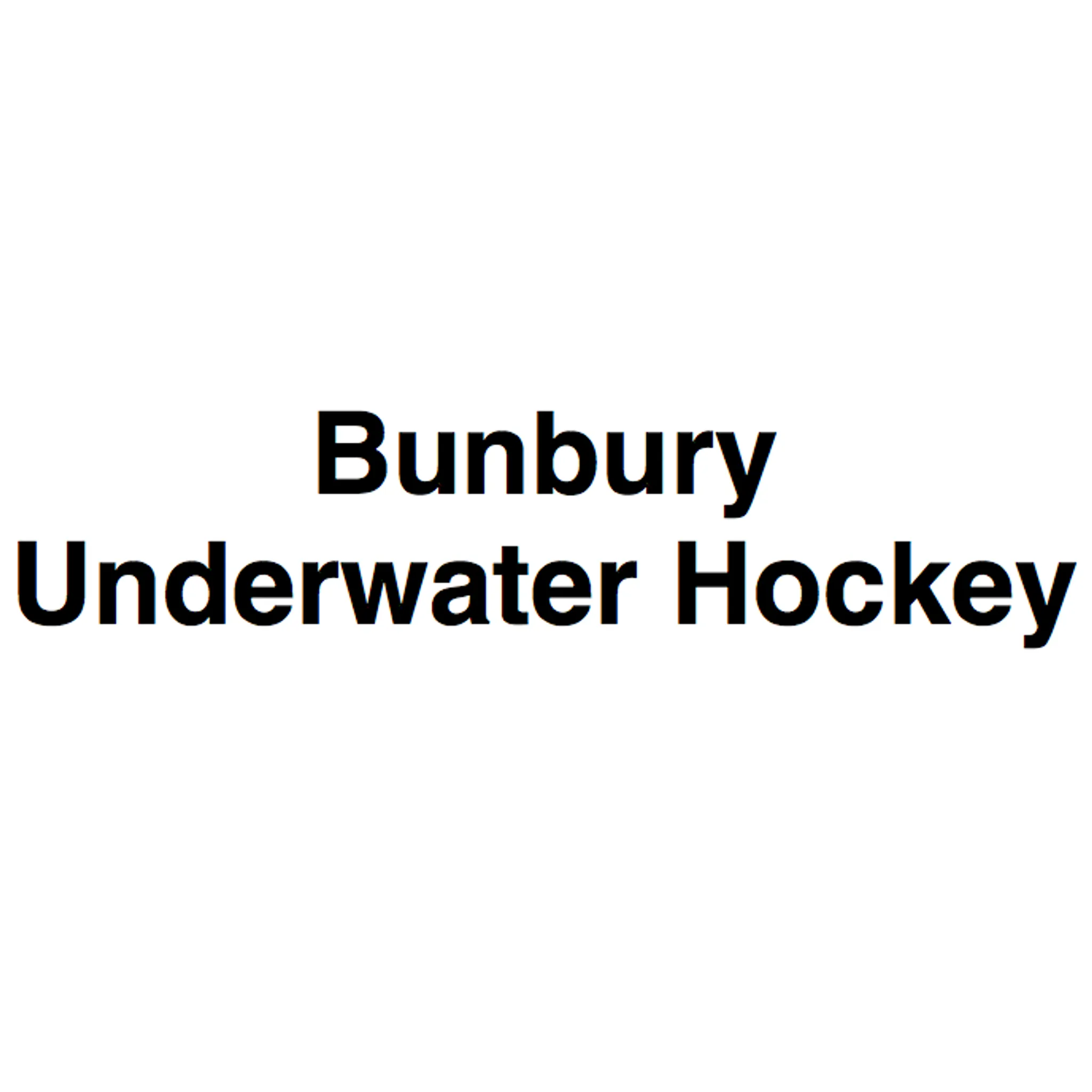 Bunbury Underwater Hockey