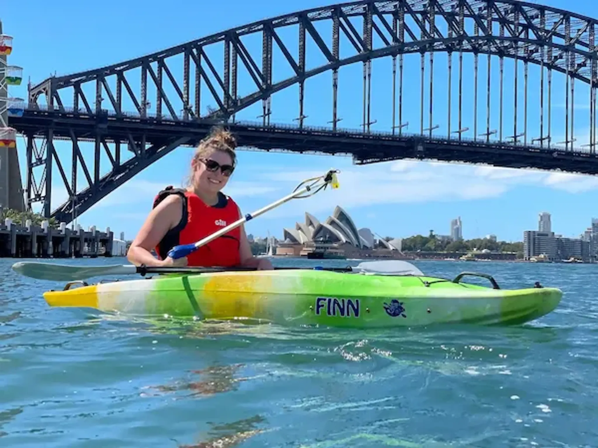 Corporate Clean-up Paddles Kayak for Conservation